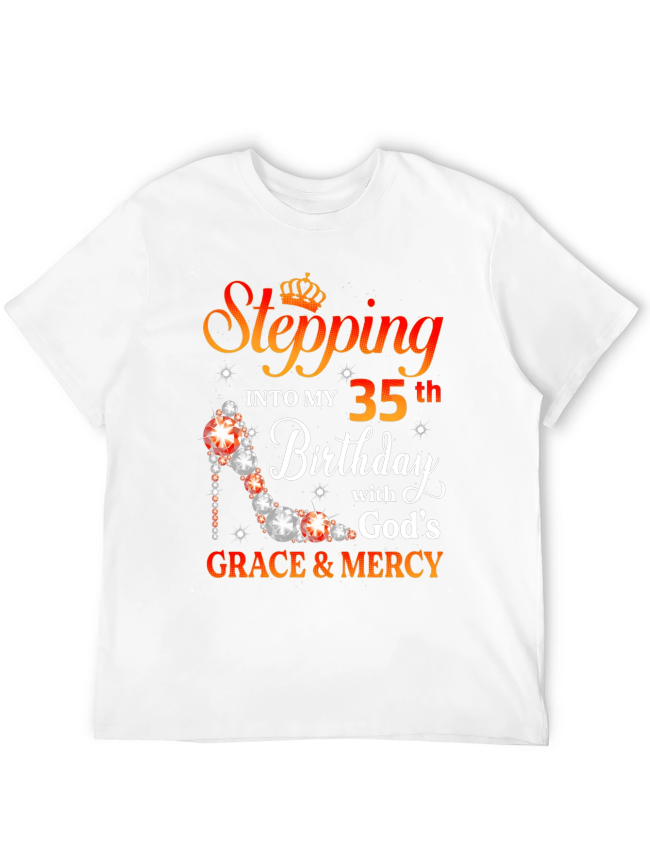 Stepping into 35th Birthday Graphic Tee