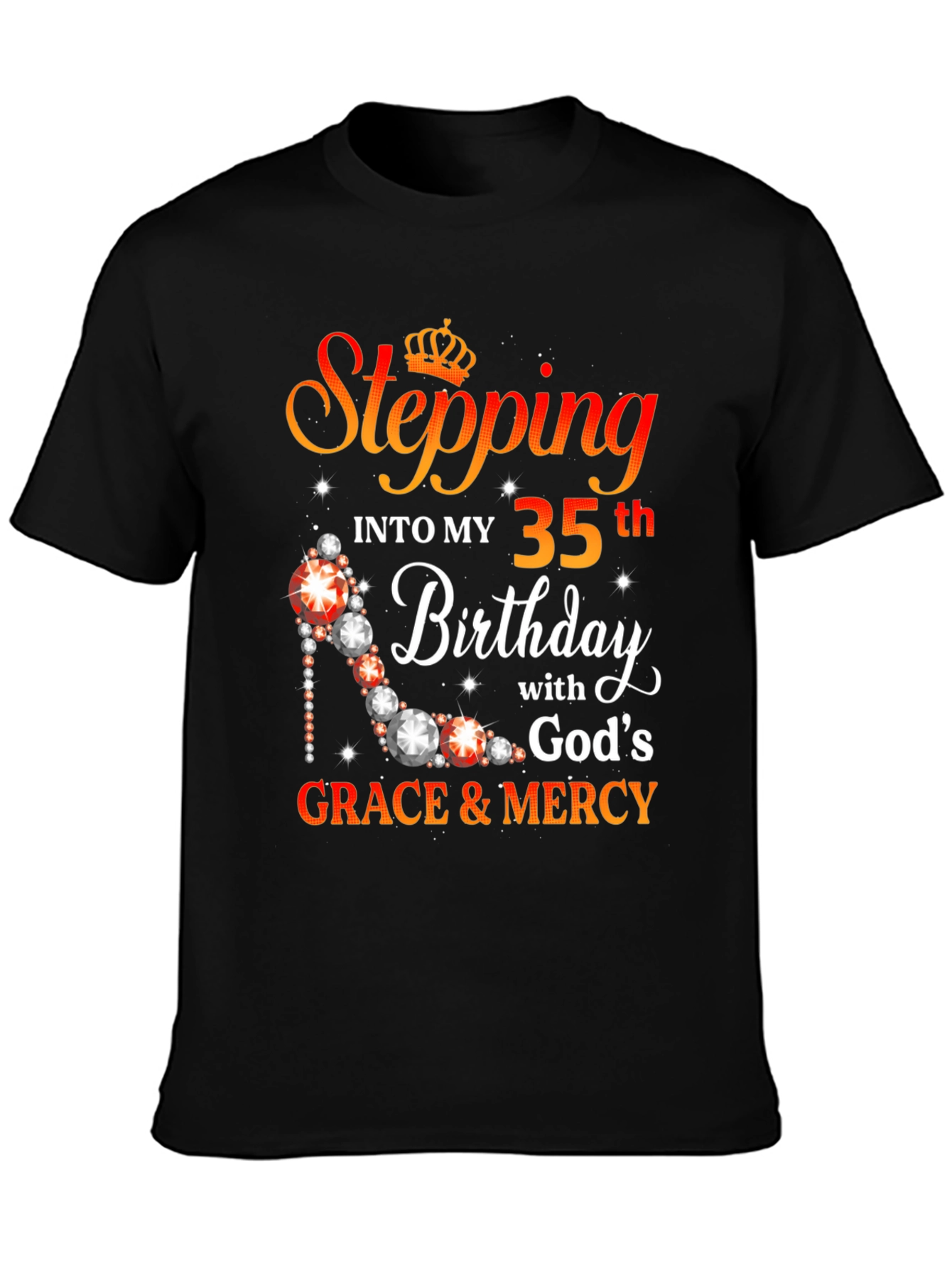 Stepping into 35th Birthday Graphic Tee
