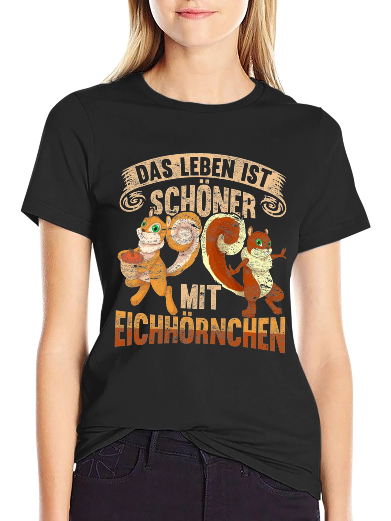 Squirrel T-Shirt - Das Leben Ist Schöner