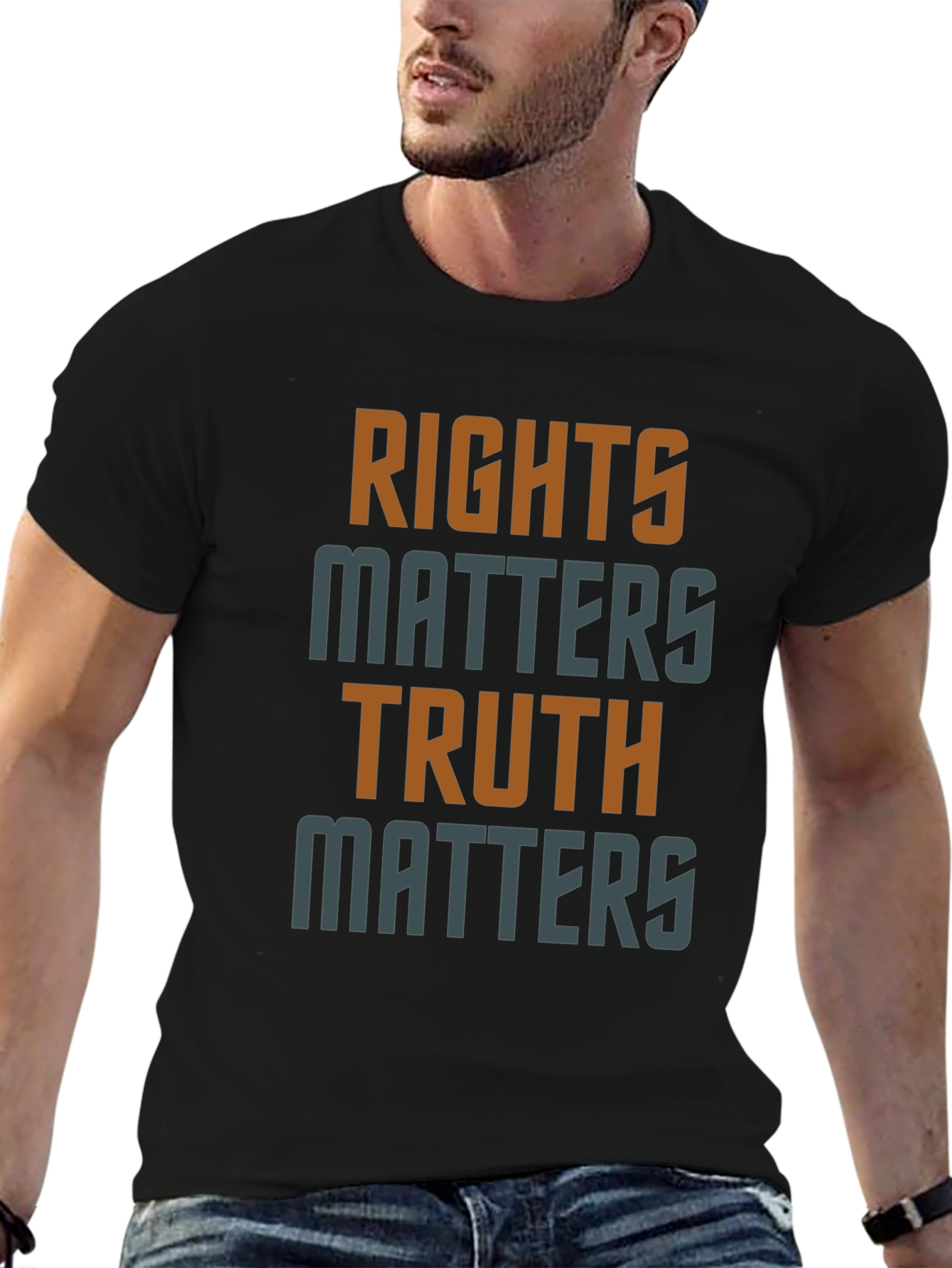 Rights and Truth Matters Graphic T-Shirt