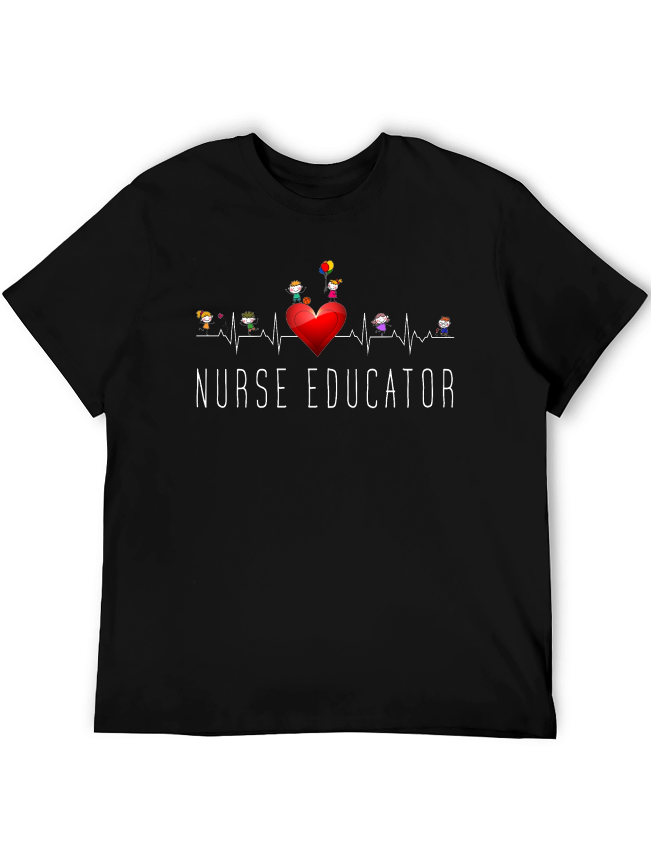 Nurse Educator Heartbeat T-Shirt