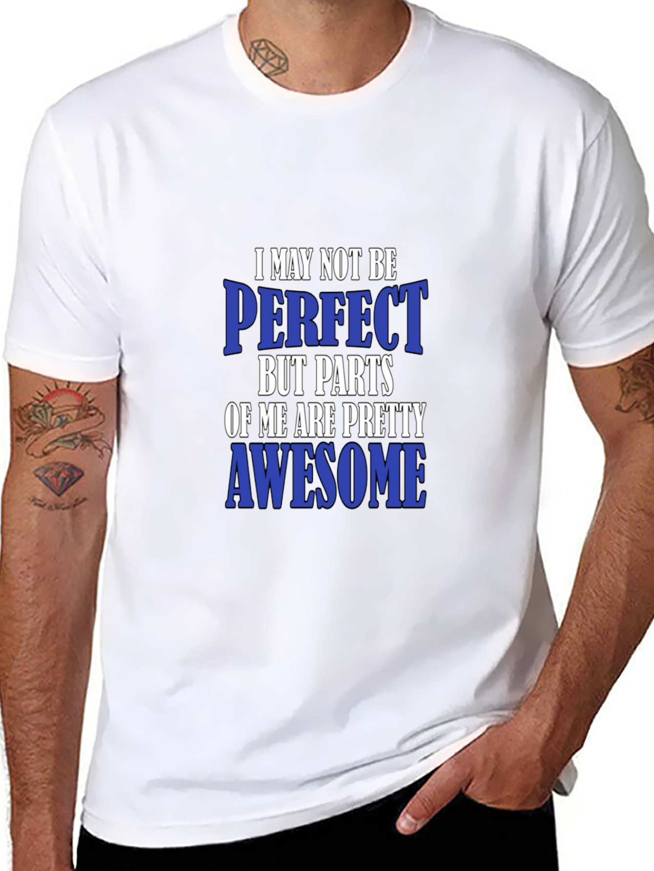 Awesome Parts T-Shirt Funny Sarcastic Novelty Tee