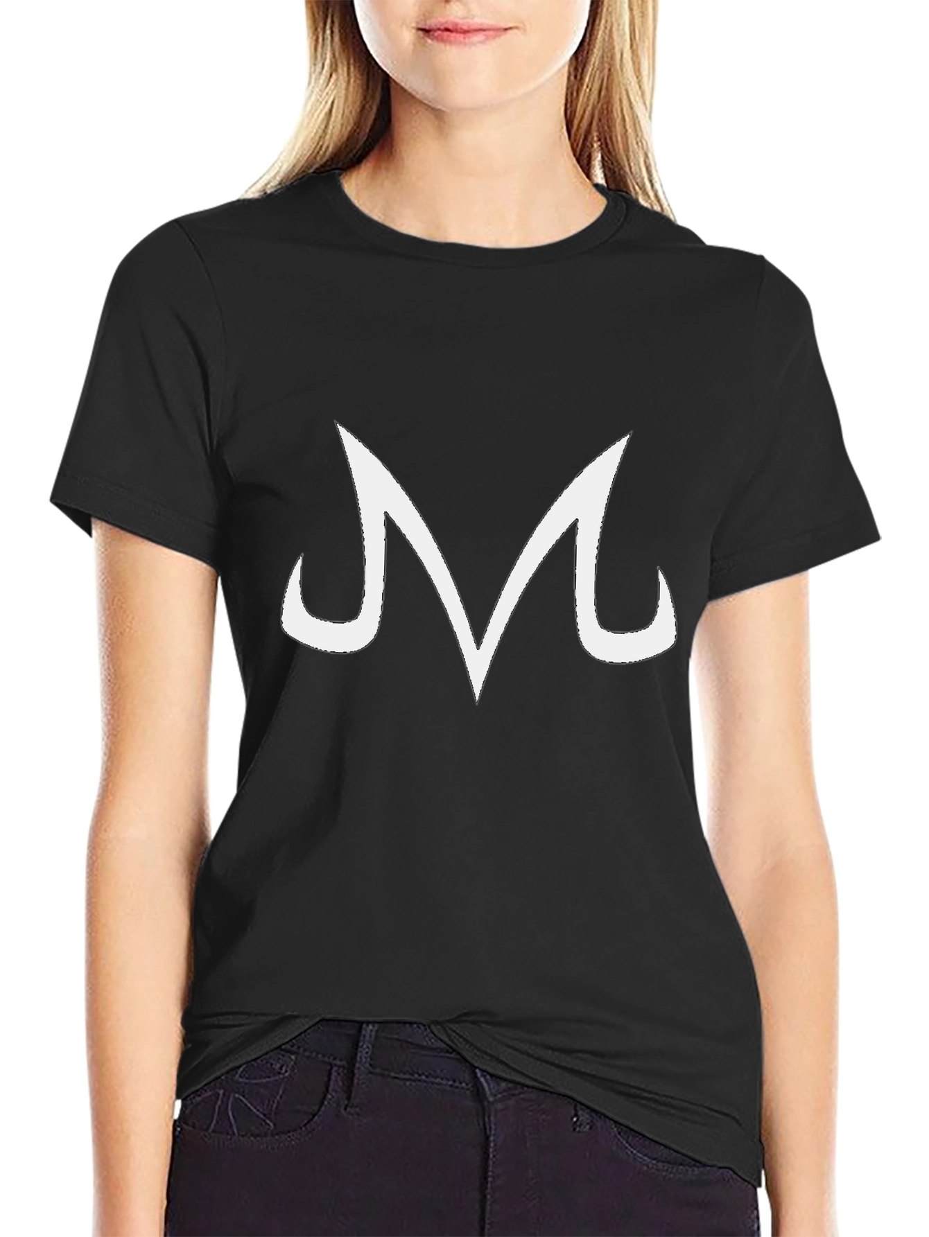 Majin Buu Symbol Black T-Shirt