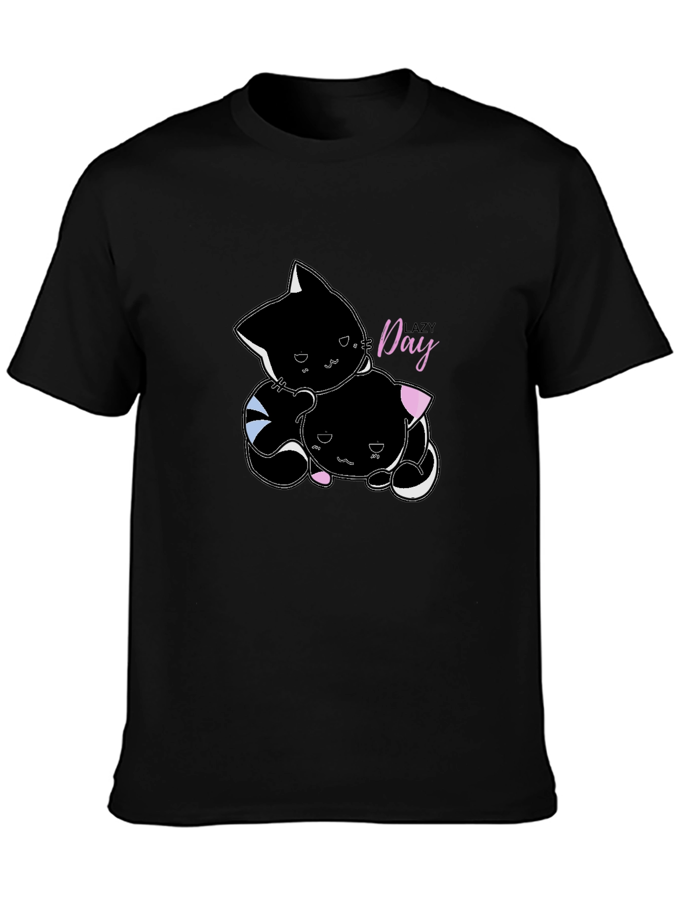 Lazy Day Cats Graphic T-Shirt