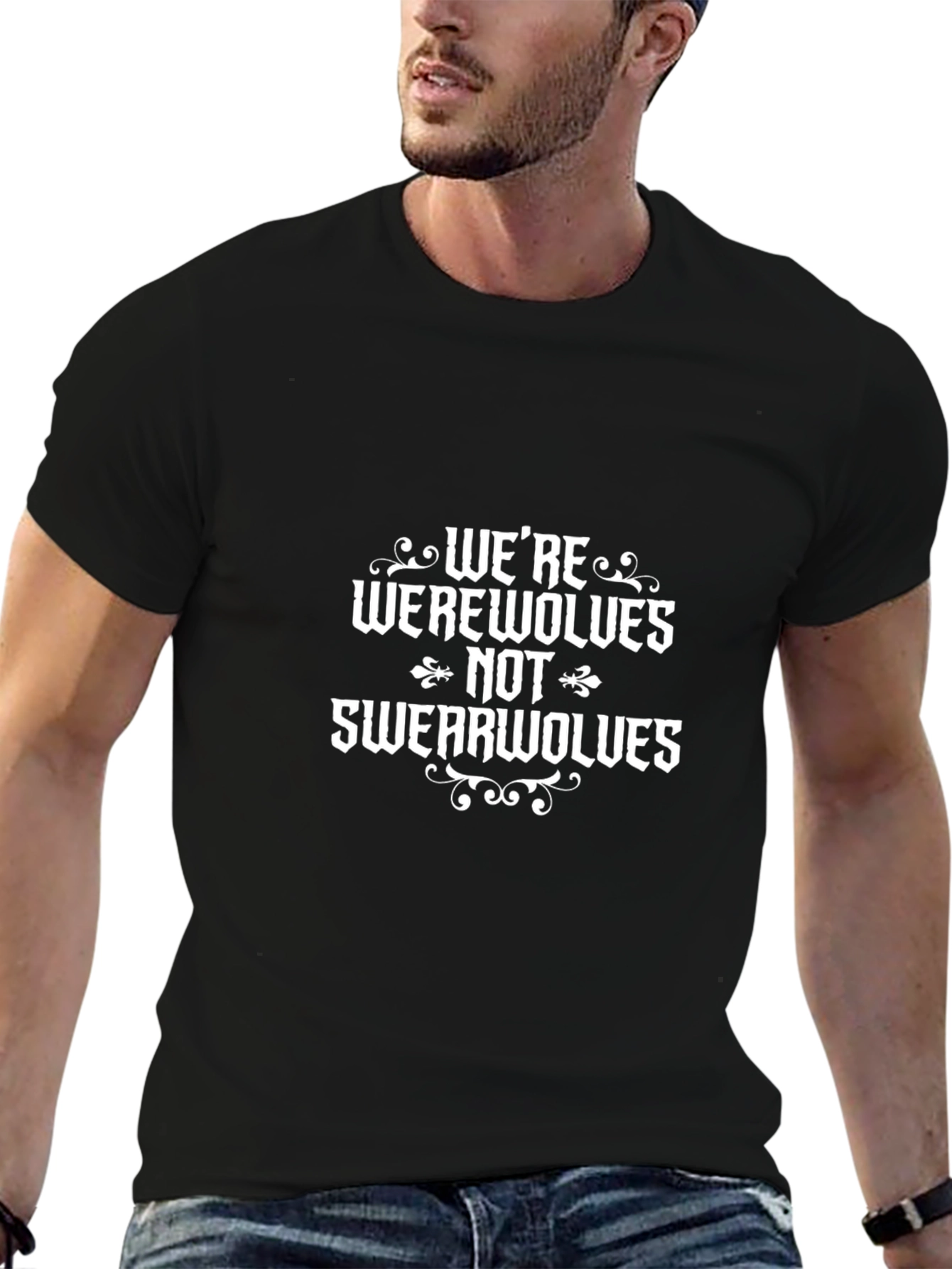 Were Werewolves Not Swearwolves Funny T-Shirt