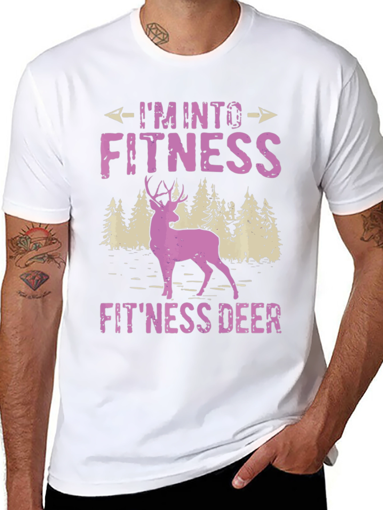 Im Into Fitness Fitness Deer T-Shirt