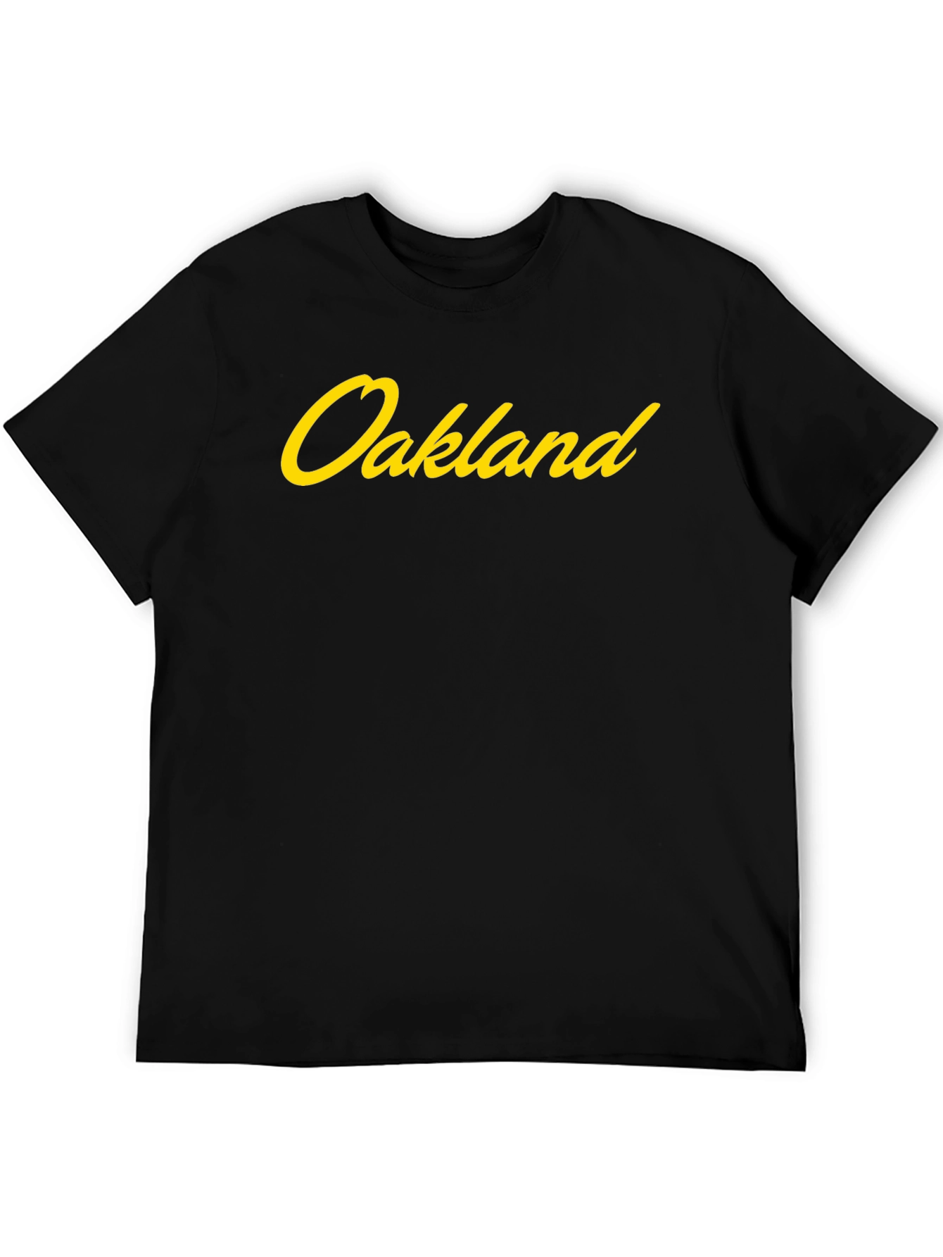 Oakland Graphic Tee - Stylish Mens Black T-Shirt