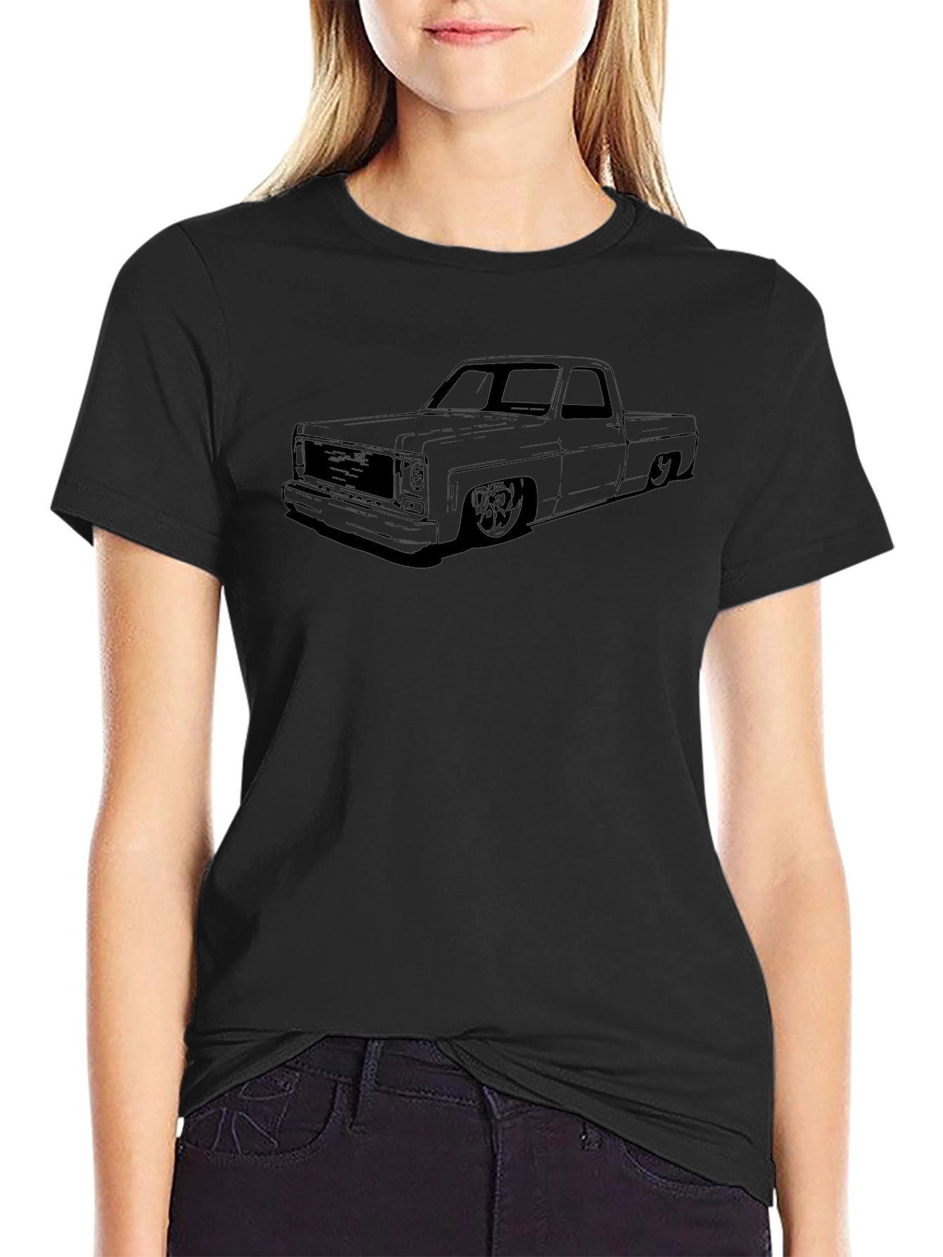 Classic Truck Graphic Tee - Black