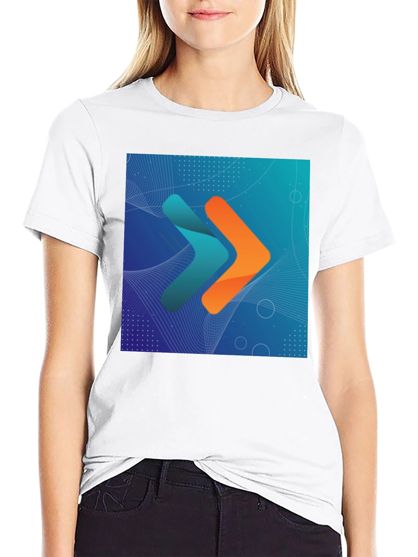Stylish Arrows Graphic Tee - Modern Design