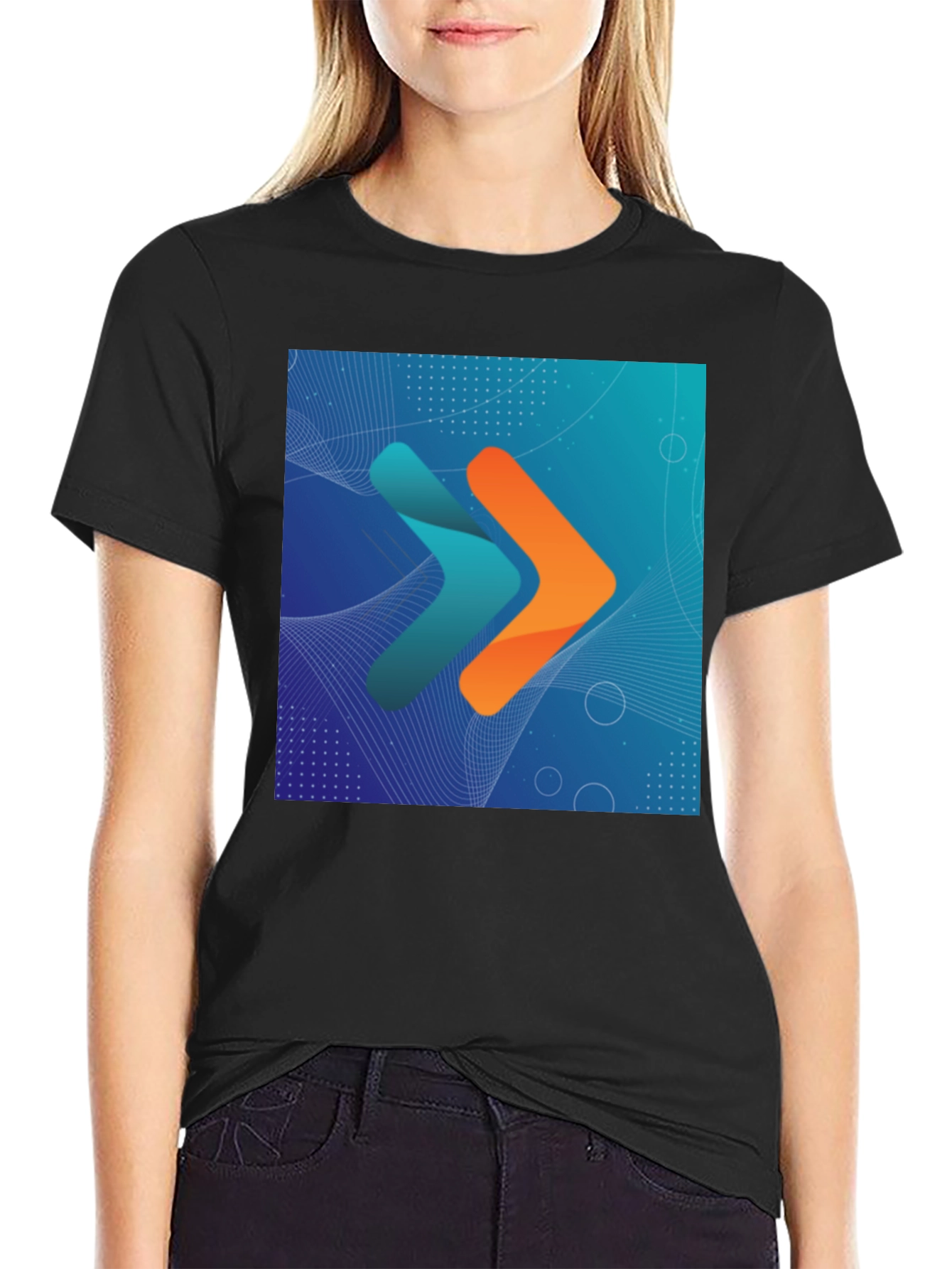 Stylish Arrows Graphic Tee - Modern Design