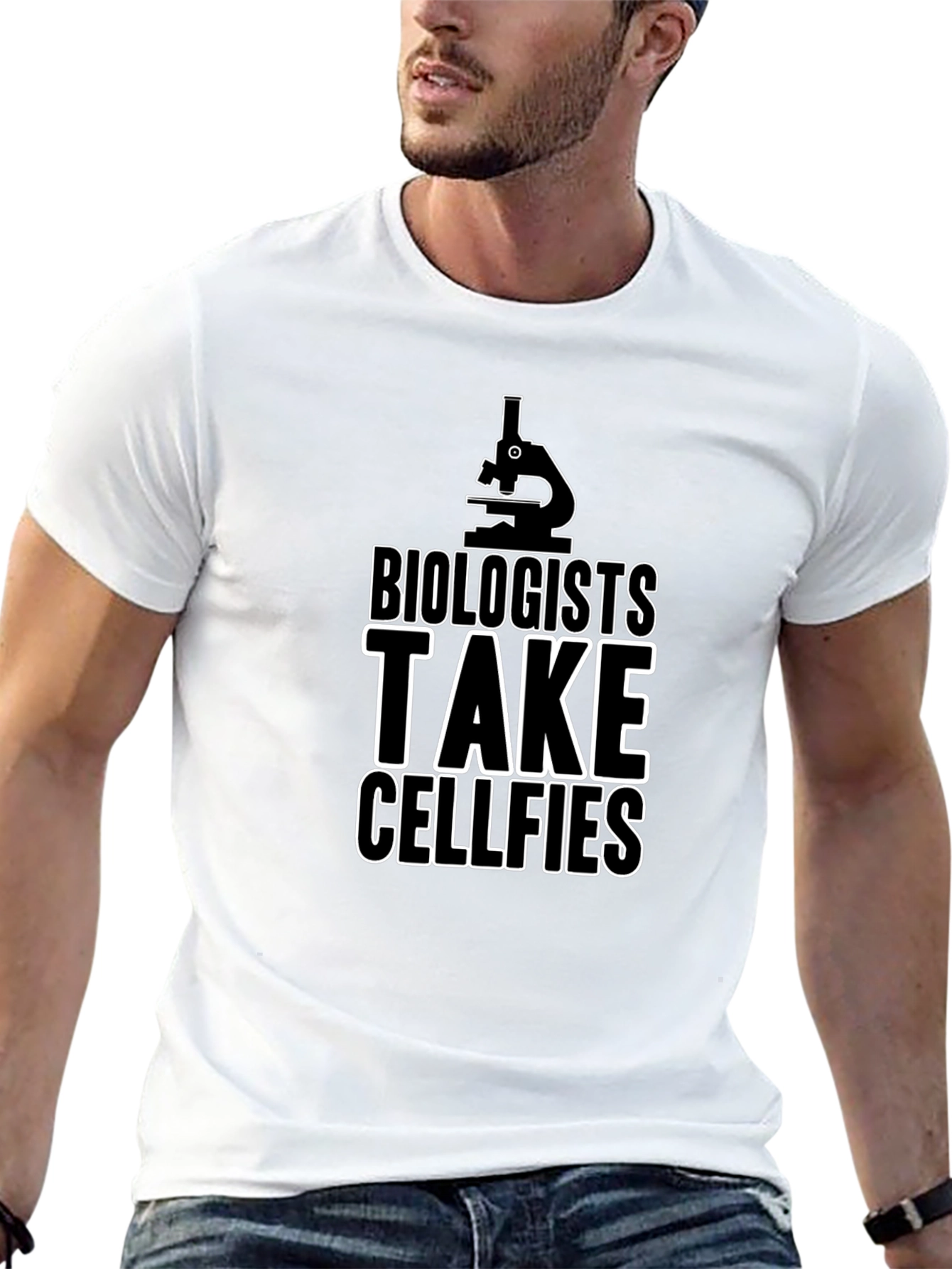 Biologists Take Cellfies T-Shirt Science Humor Tee