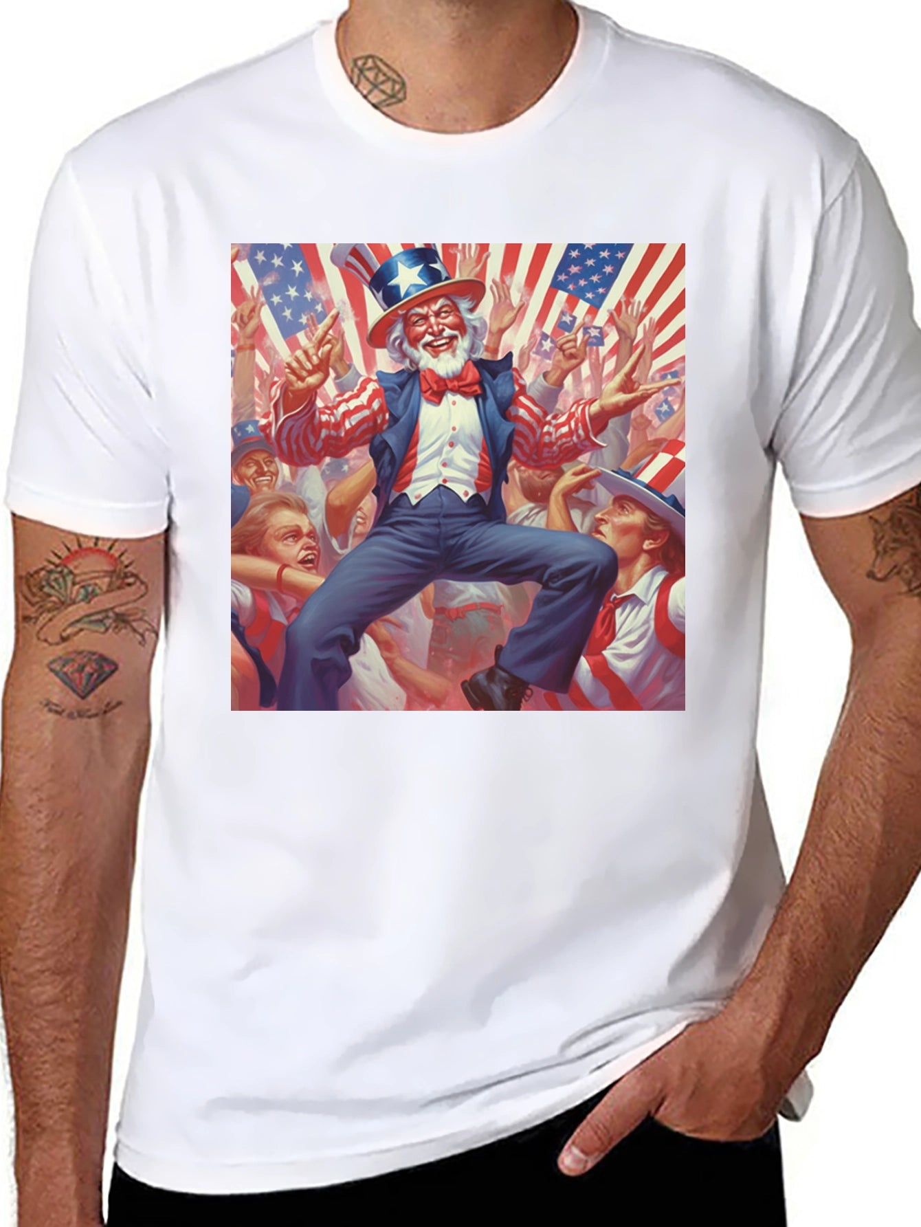 Patriotic Uncle Sam T-Shirt - Celebrate America!