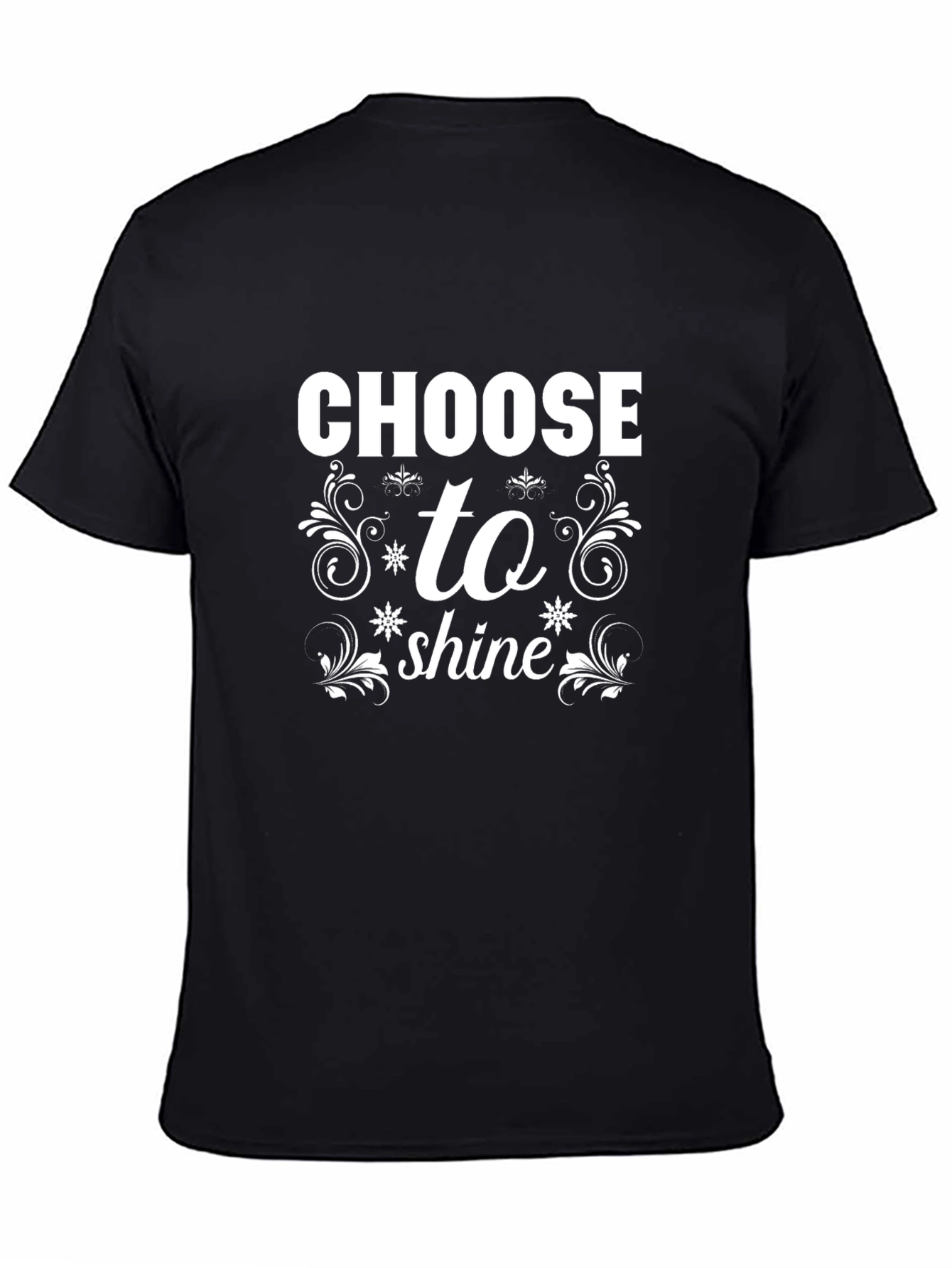 Choose to Shine Graphic Tee - Black