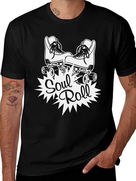 Soul Roll Skates Graphic Tee - Retro Style