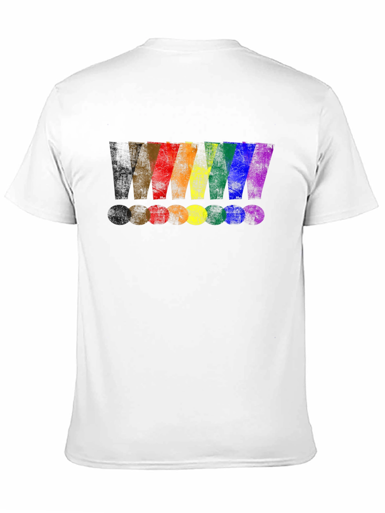 Rainbow Exclamation Mark Graphic T-Shirt