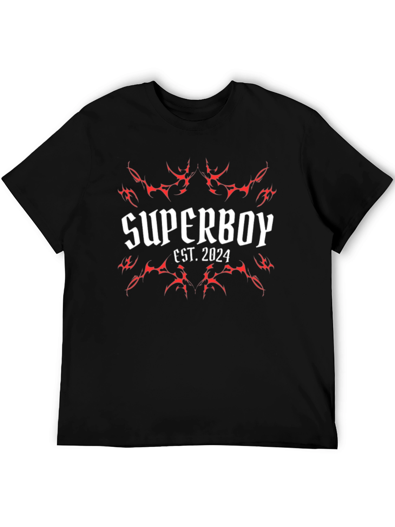 Superboy Est. 2024 Black Graphic Tee