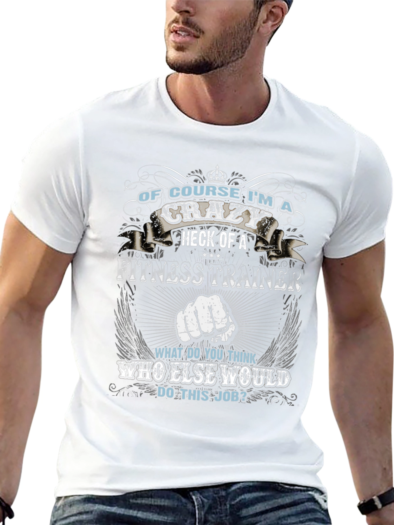 Crazy Fitness Trainer T-Shirt