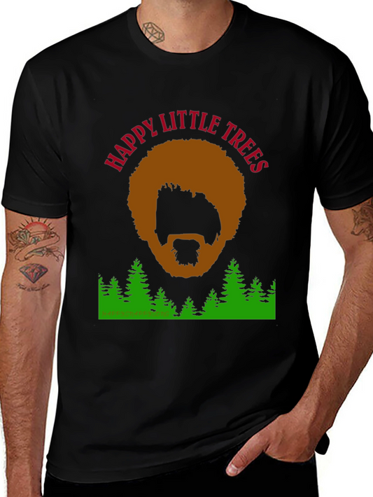 Happy Little Trees Graphic T-Shirt