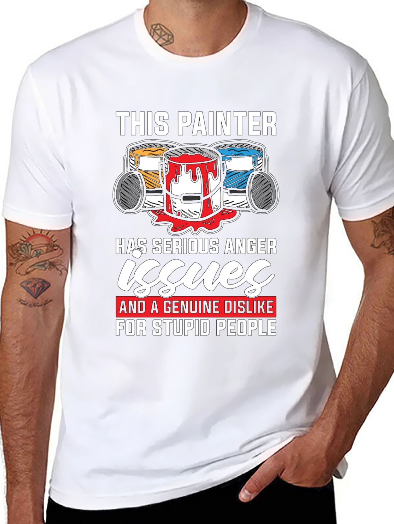 Painter Anger Issues Graphic T-Shirt