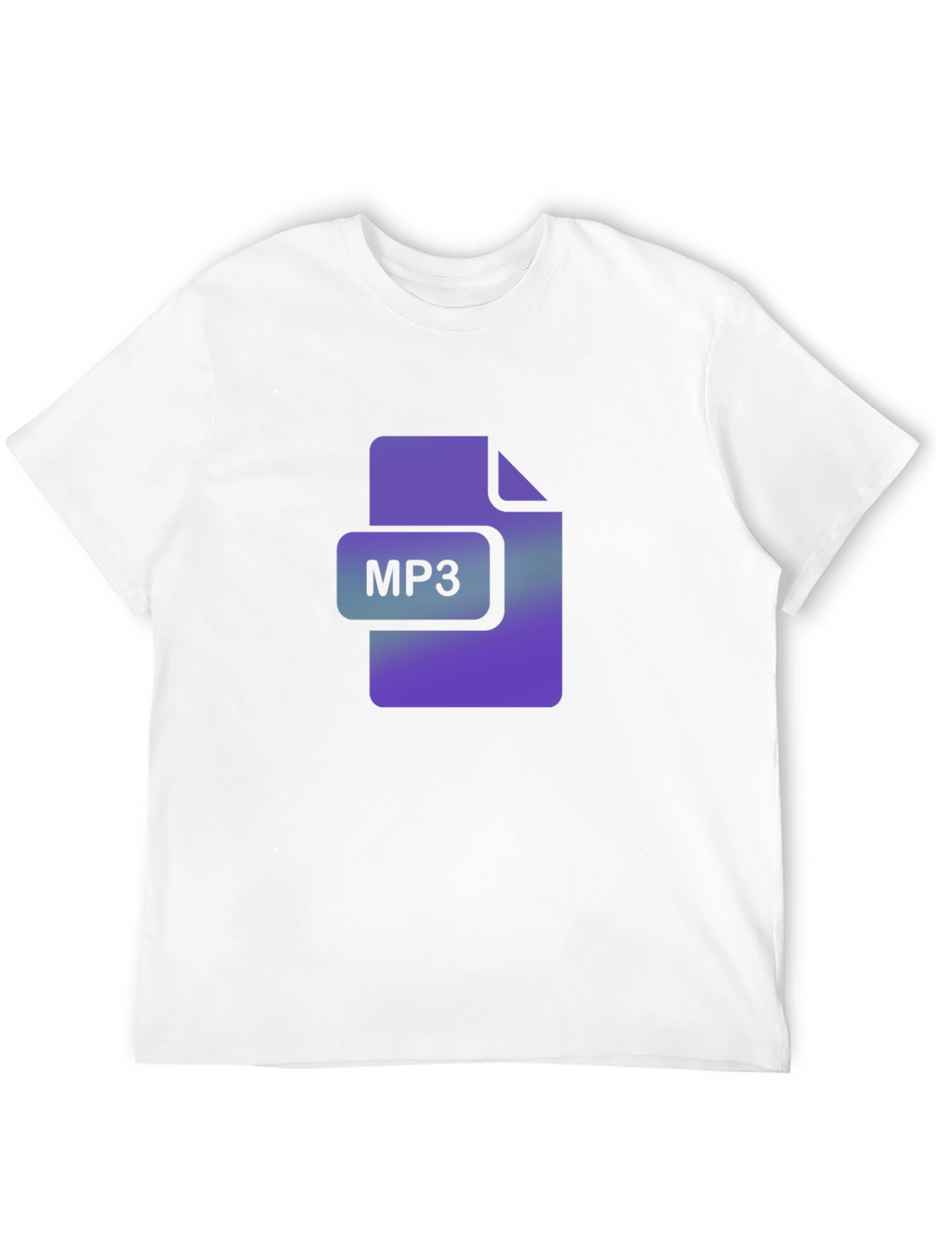 MP3 File Icon Black T-Shirt