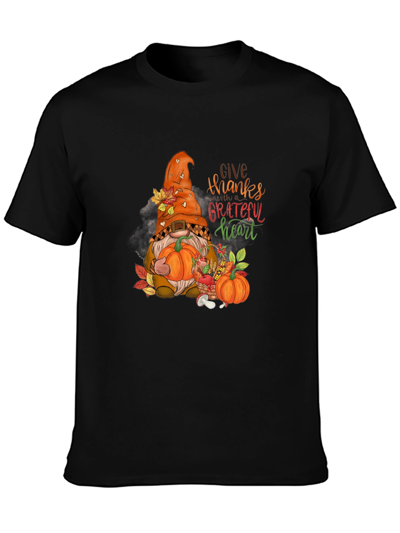 Give Thanks Gnome Graphic Tee
