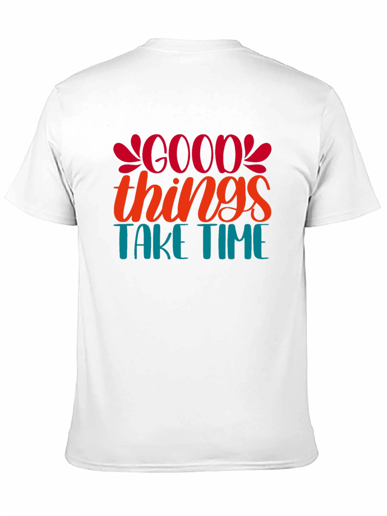 Good Things Take Time Black Graphic Tee