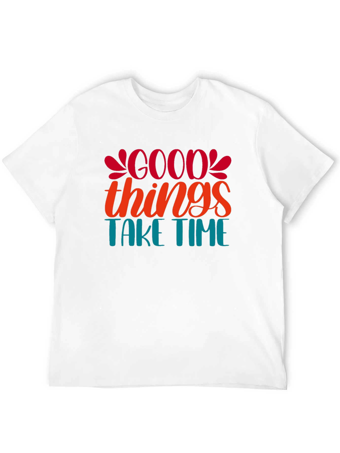 Good Things Take Time Black Graphic Tee