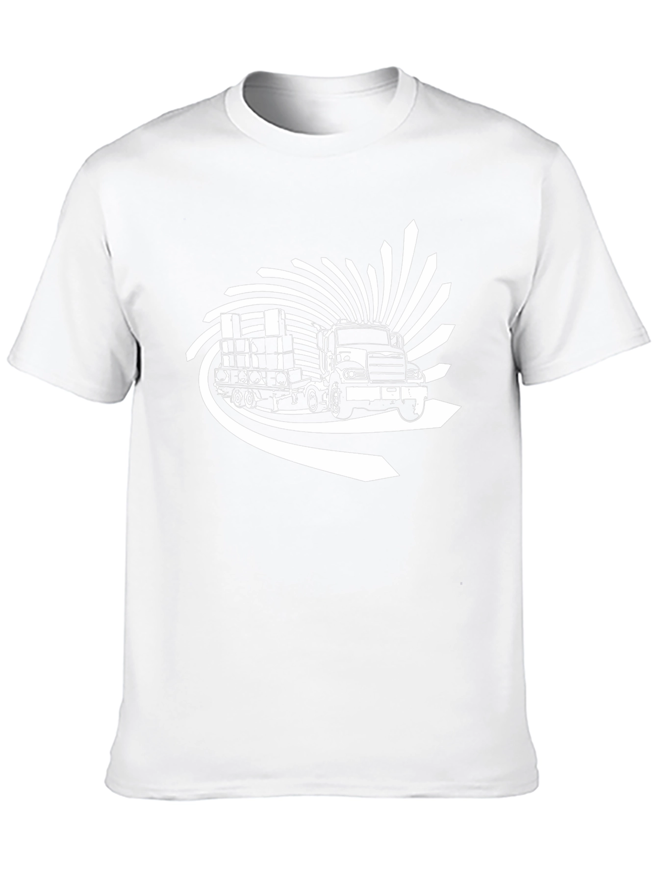 Trucker Black T-Shirt: Haul in Style!
