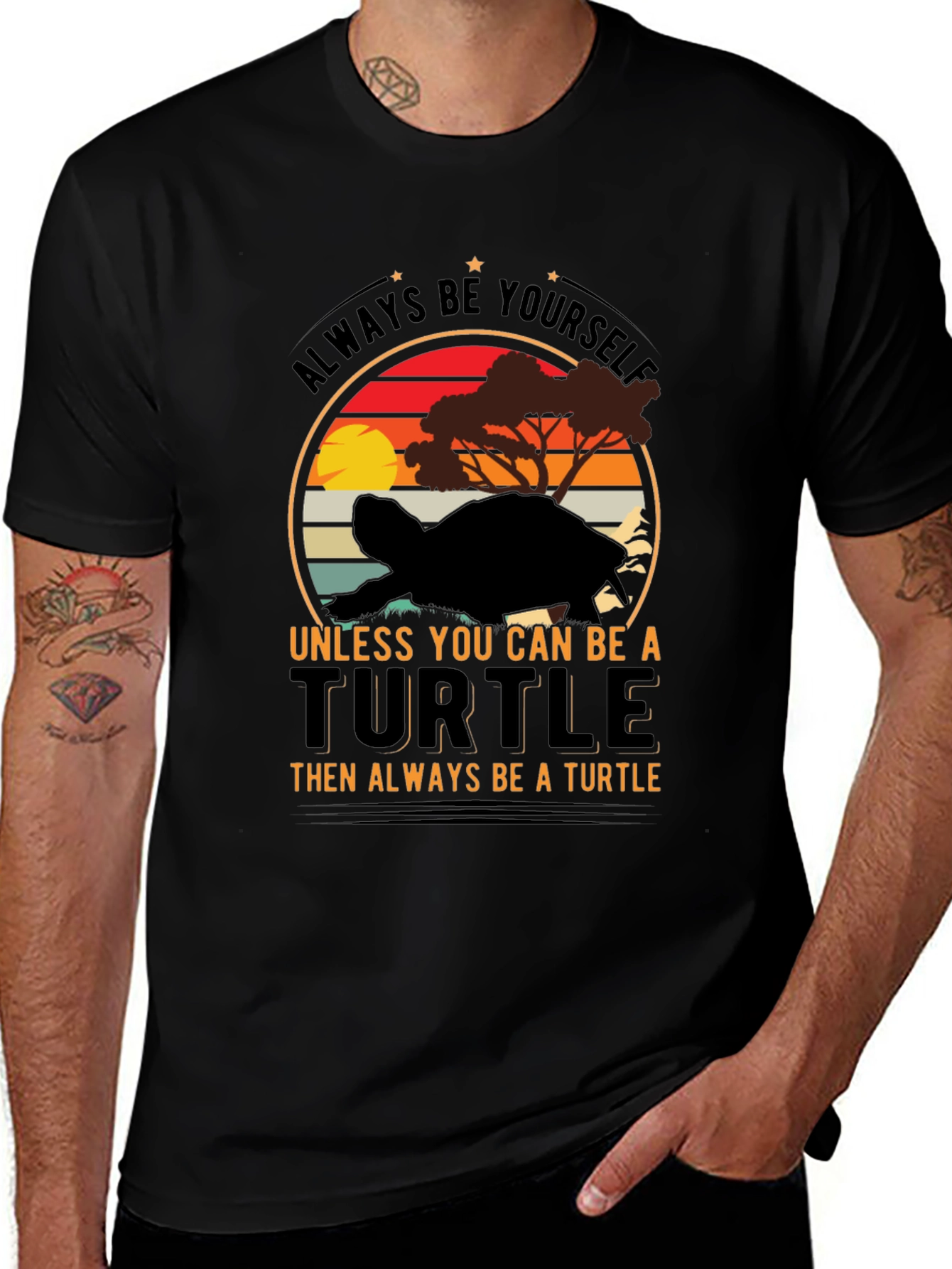 Turtle Lover T-Shirt: Always Be Yourself Graphic Tee
