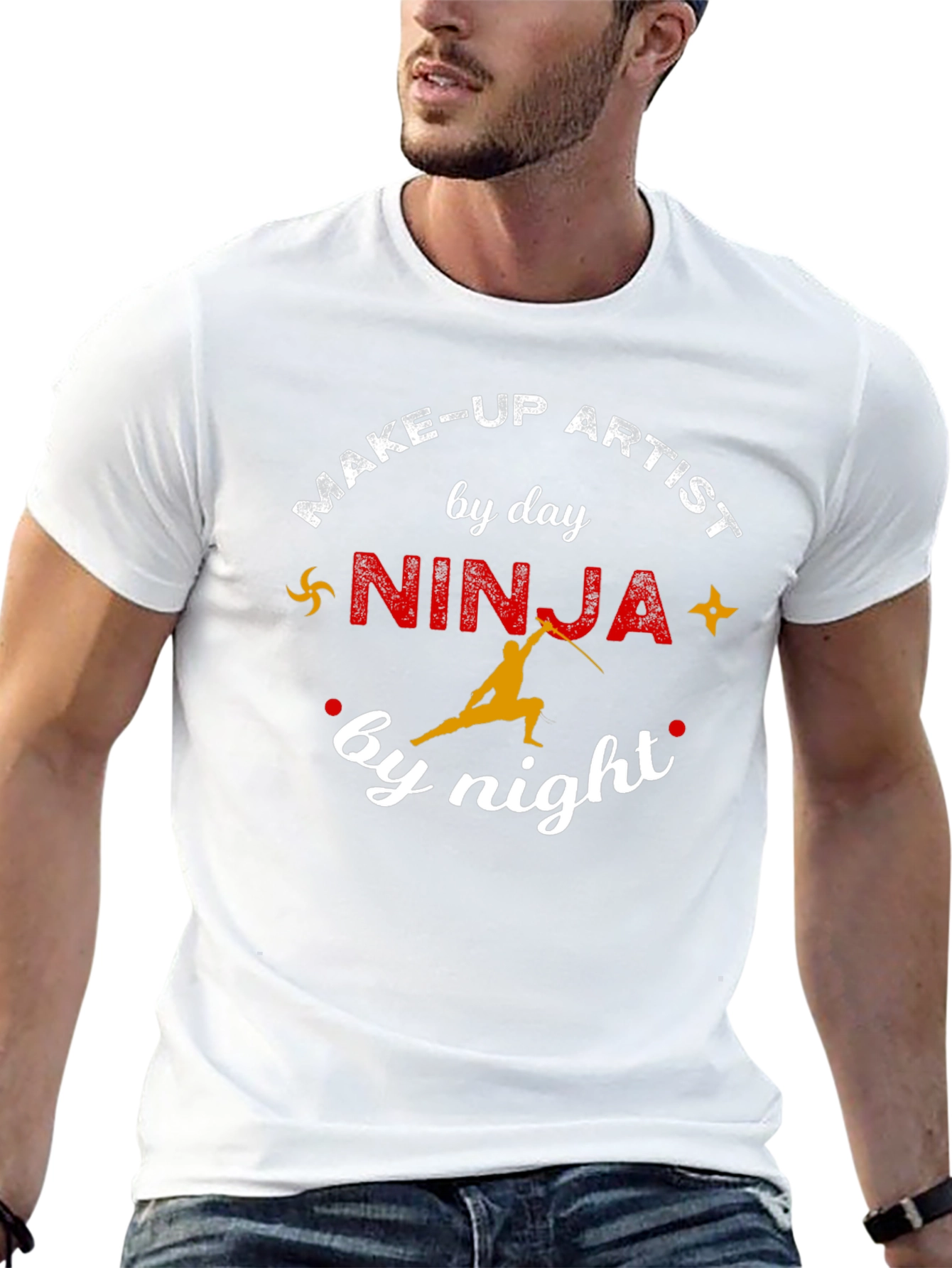 Make-up Artist Ninja T-Shirt - Funny Graphic Tee