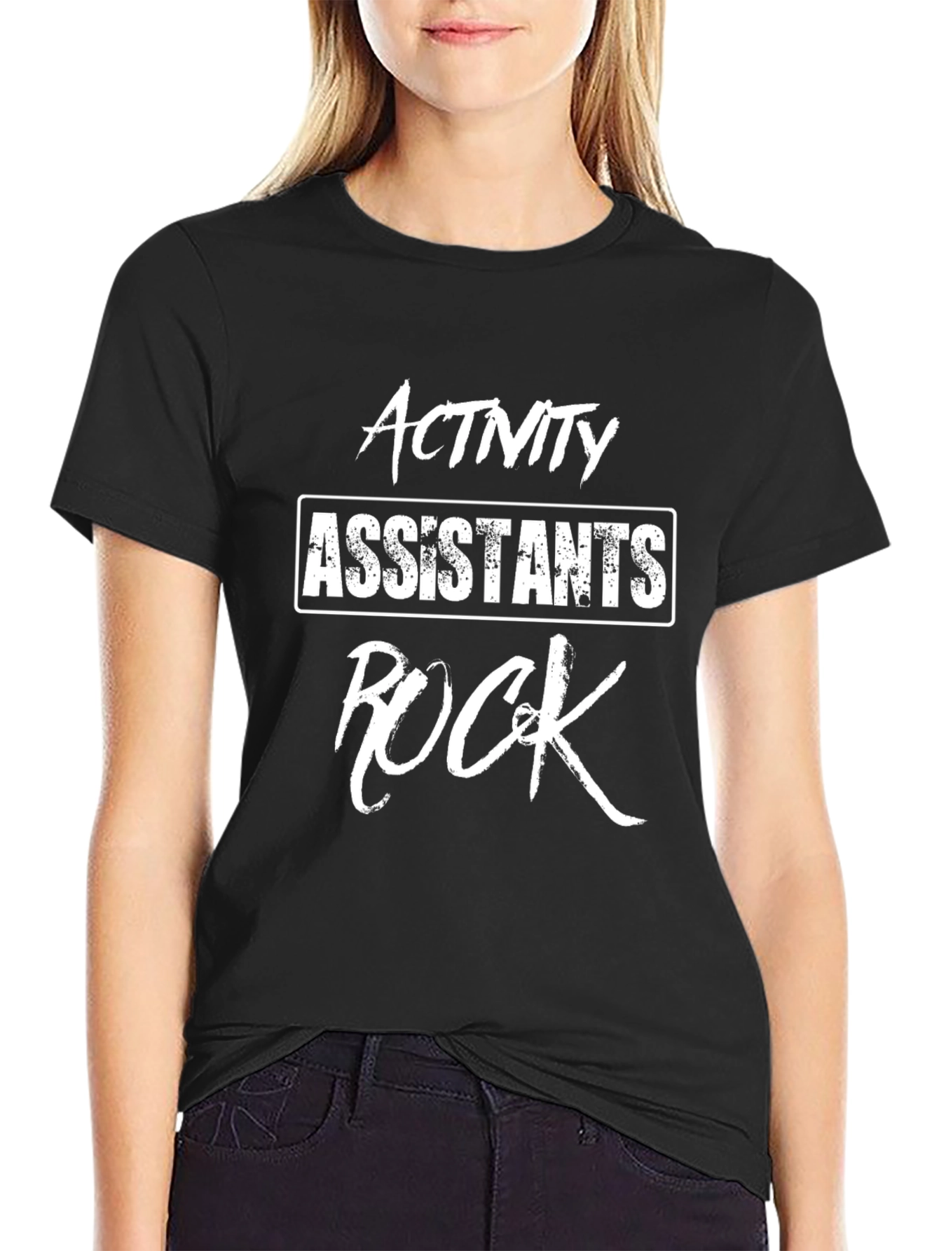 Activity Assistants Rock T-Shirt - Black