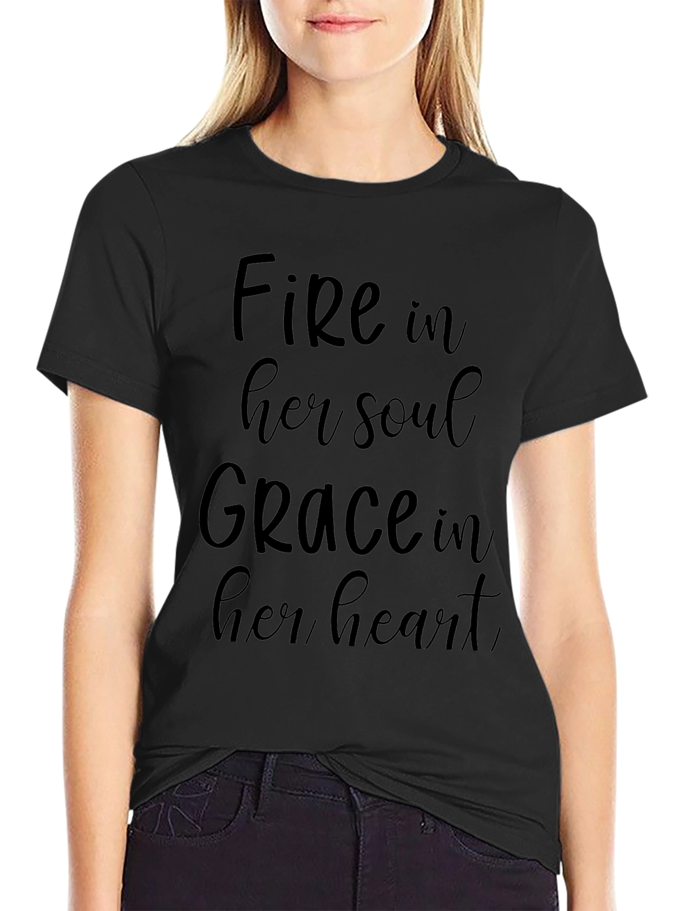 Fire & Grace Graphic Tee - Soulful Comfort