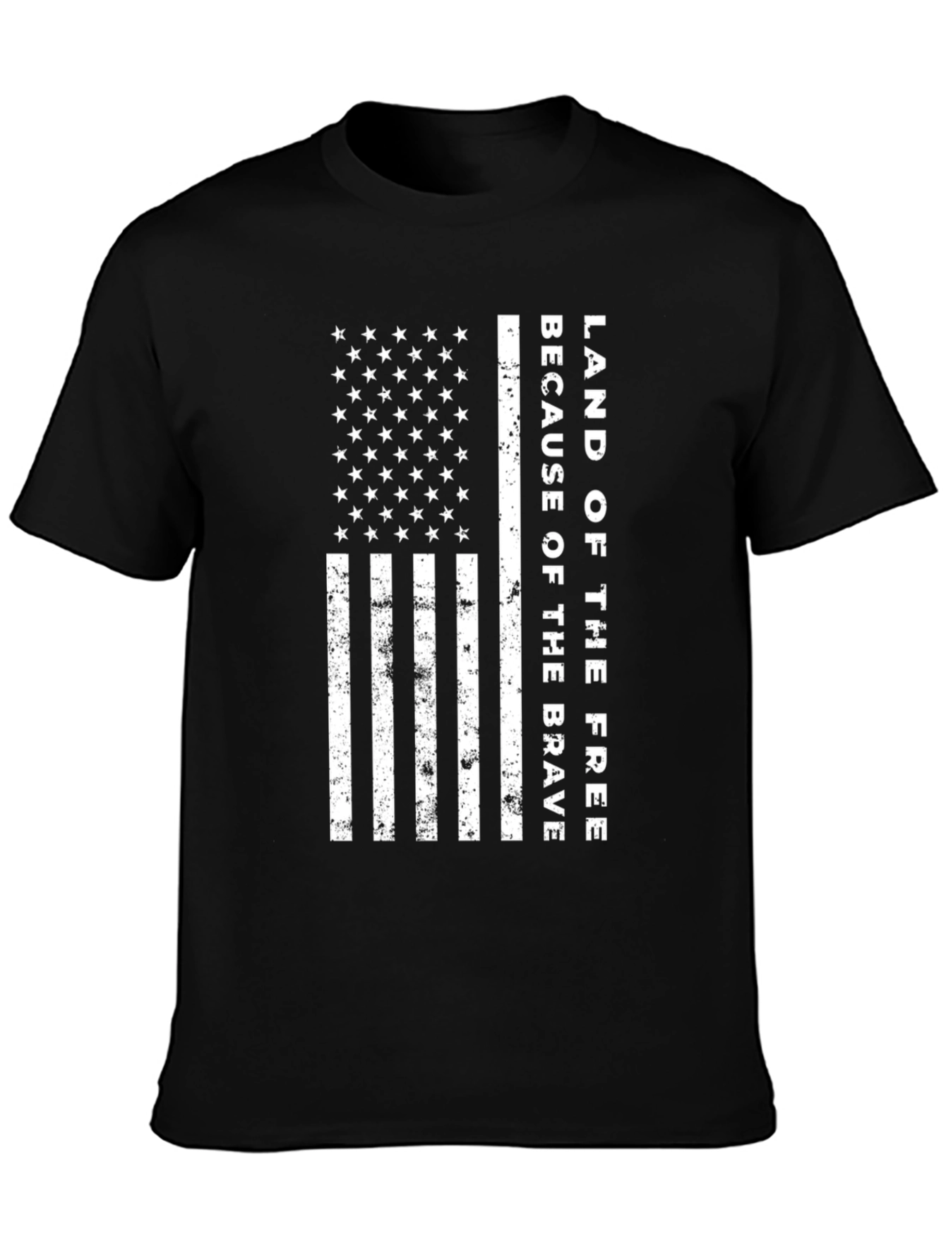 Land of the Free Patriotic American Flag T-Shirt