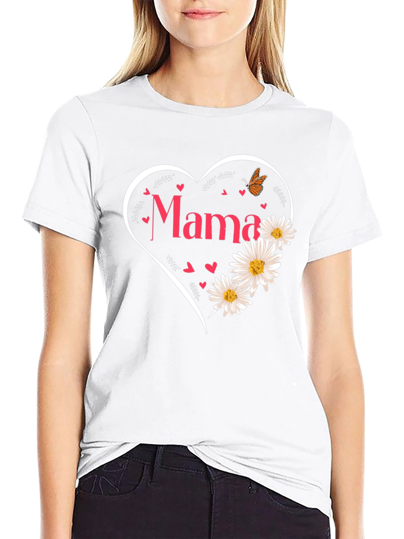 Mama Heart Graphic Tee