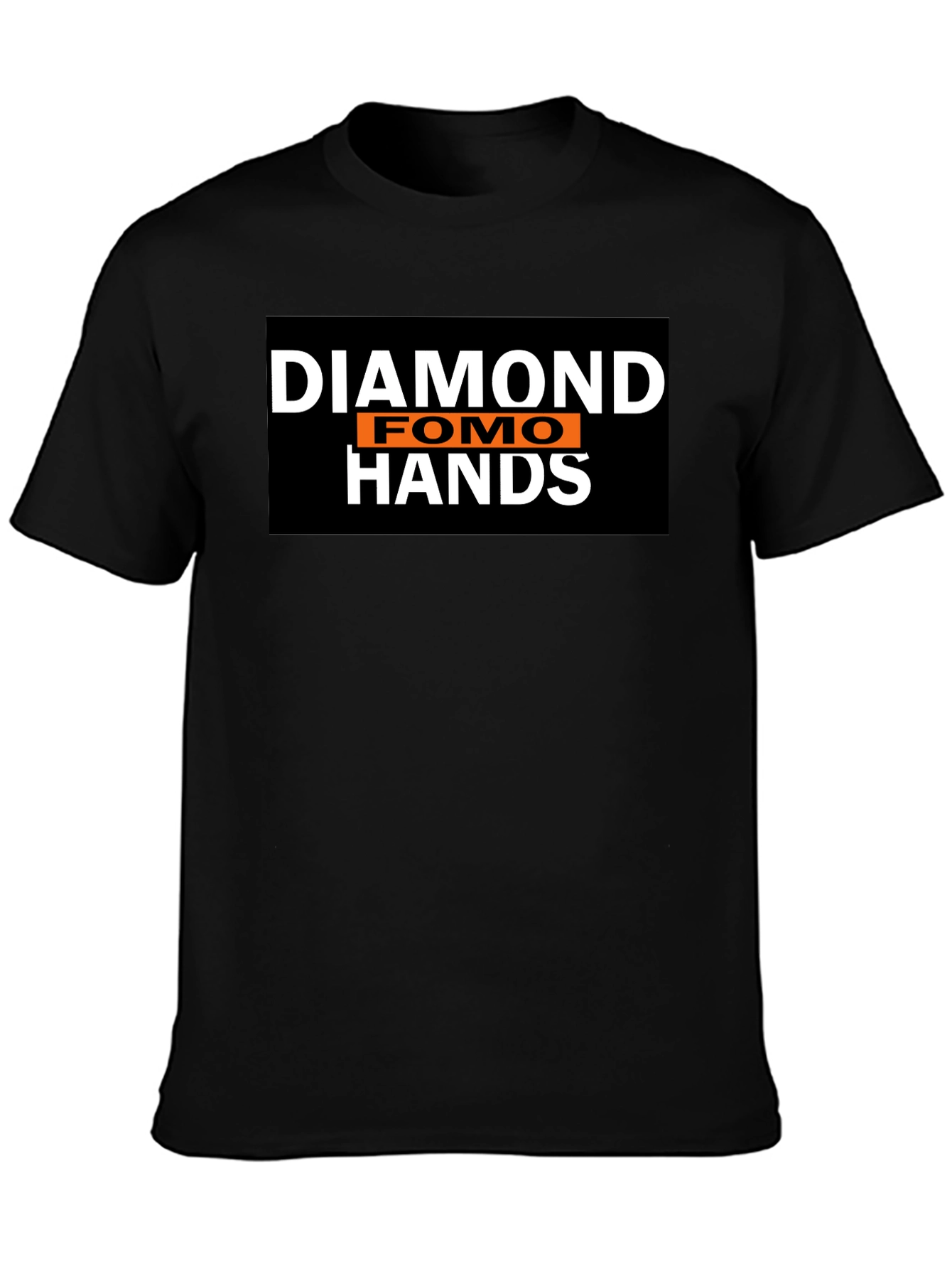 Diamond Fomo Hands Black T-Shirt
