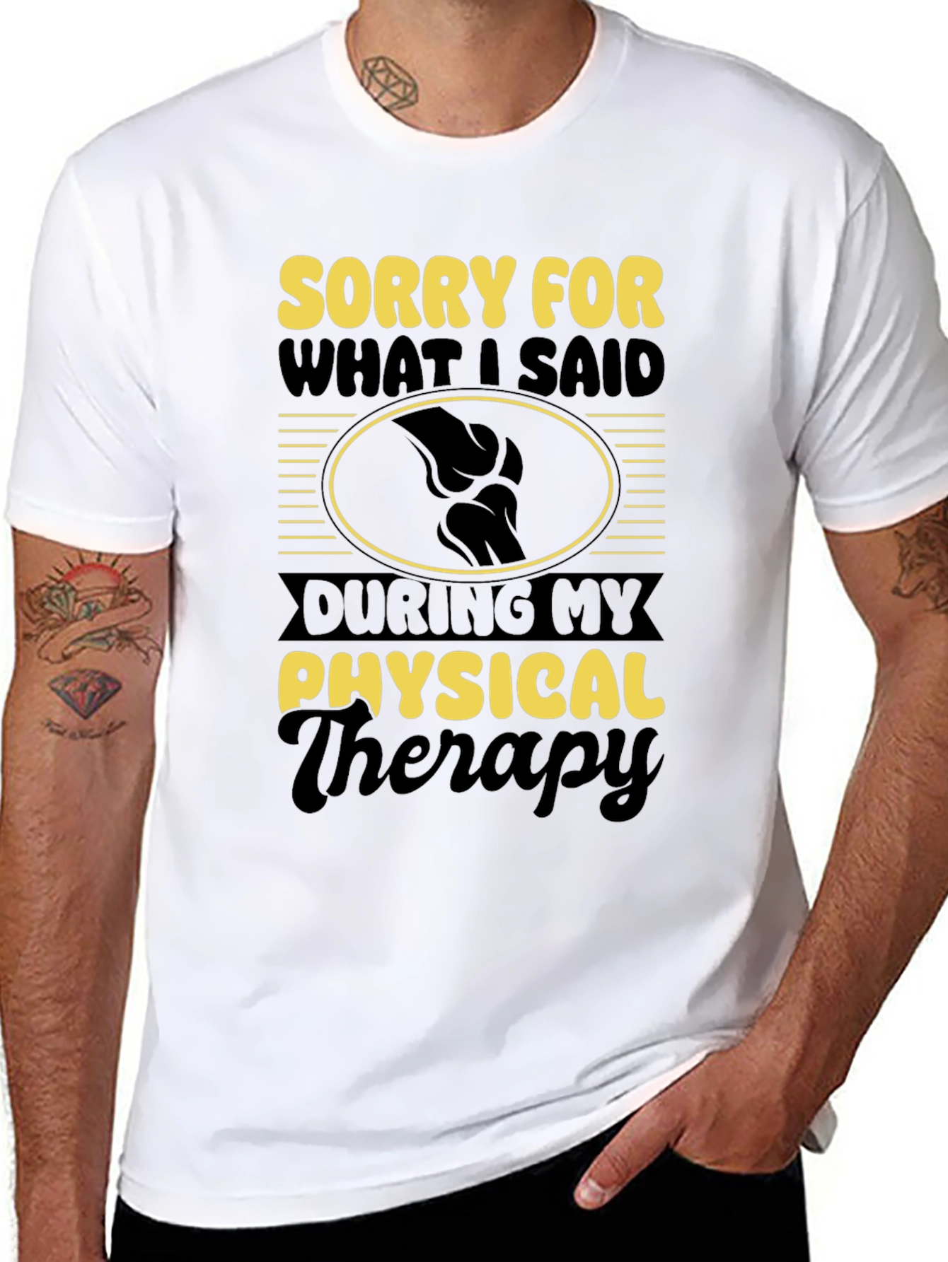Physical Therapy Apology Graphic T-Shirt