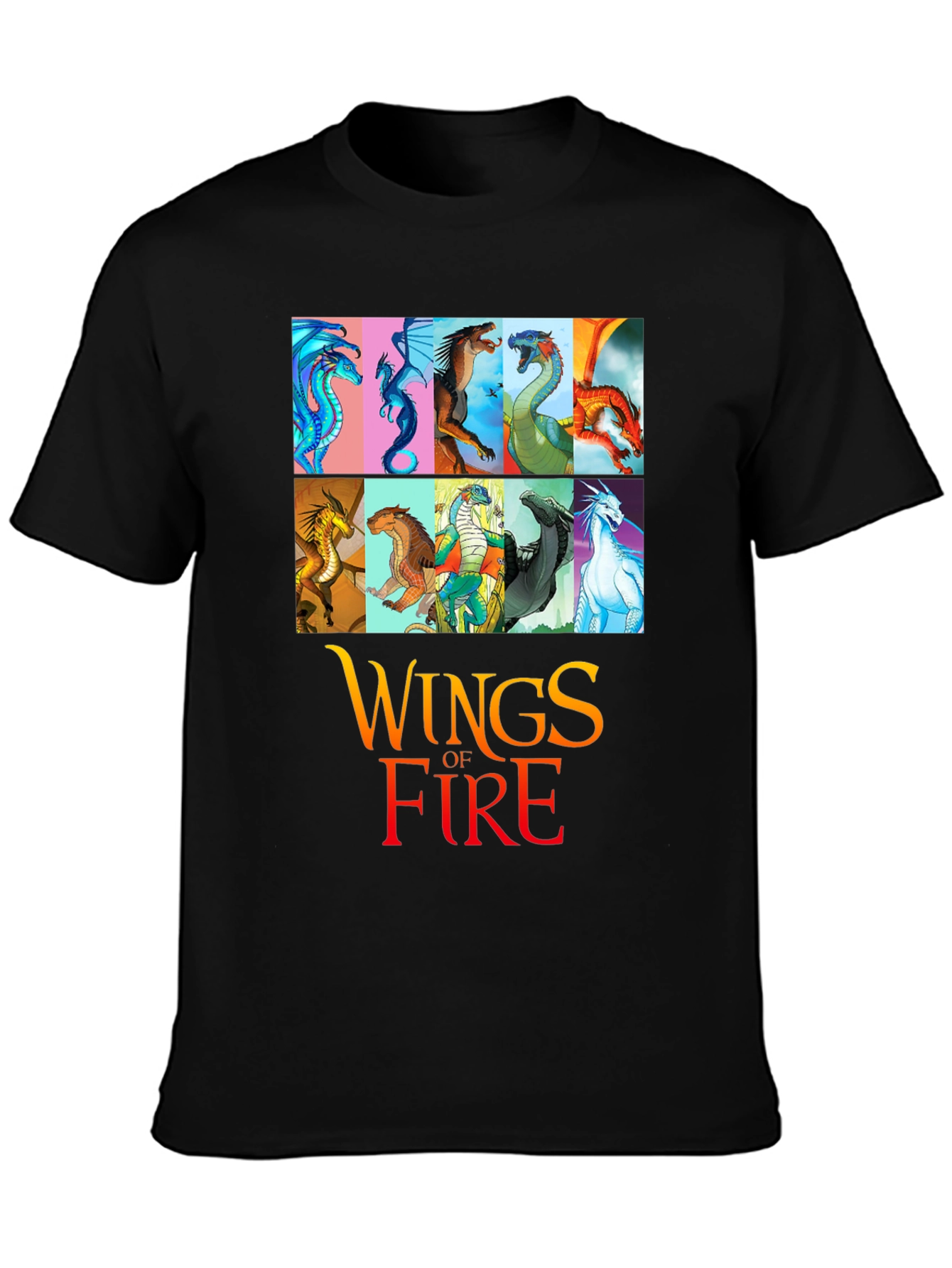 Wings of Fire T-Shirt - Dragon Graphic Novel Tee