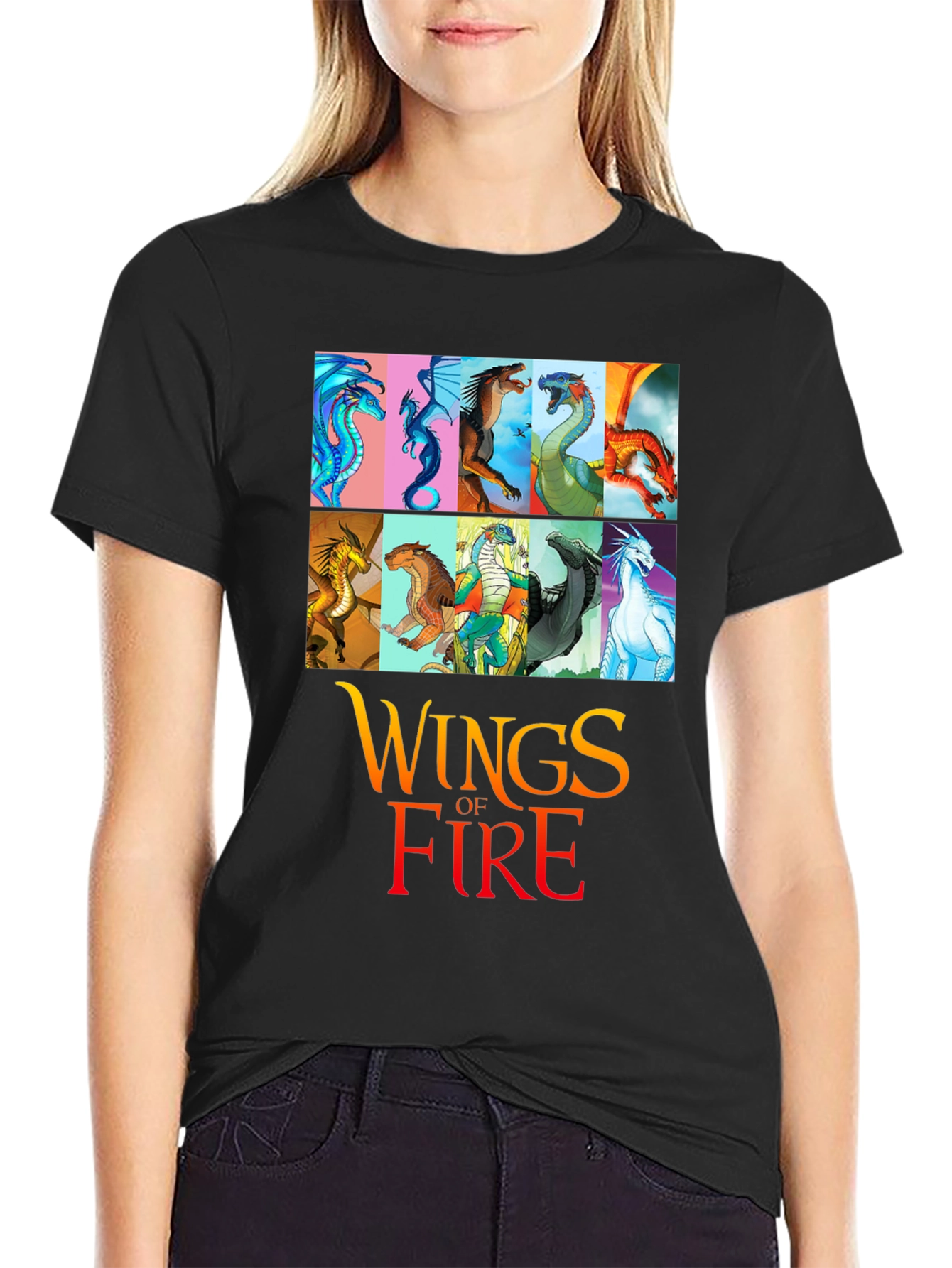 Wings of Fire T-Shirt - Dragon Graphic Novel Tee