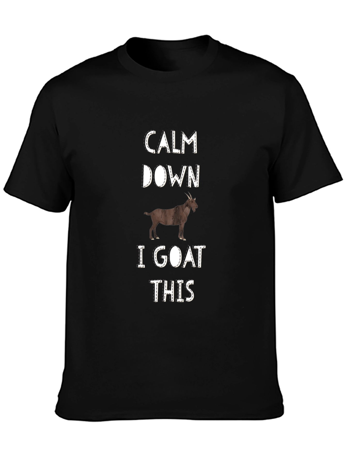 Calm Down I Goat This Graphic Tee
