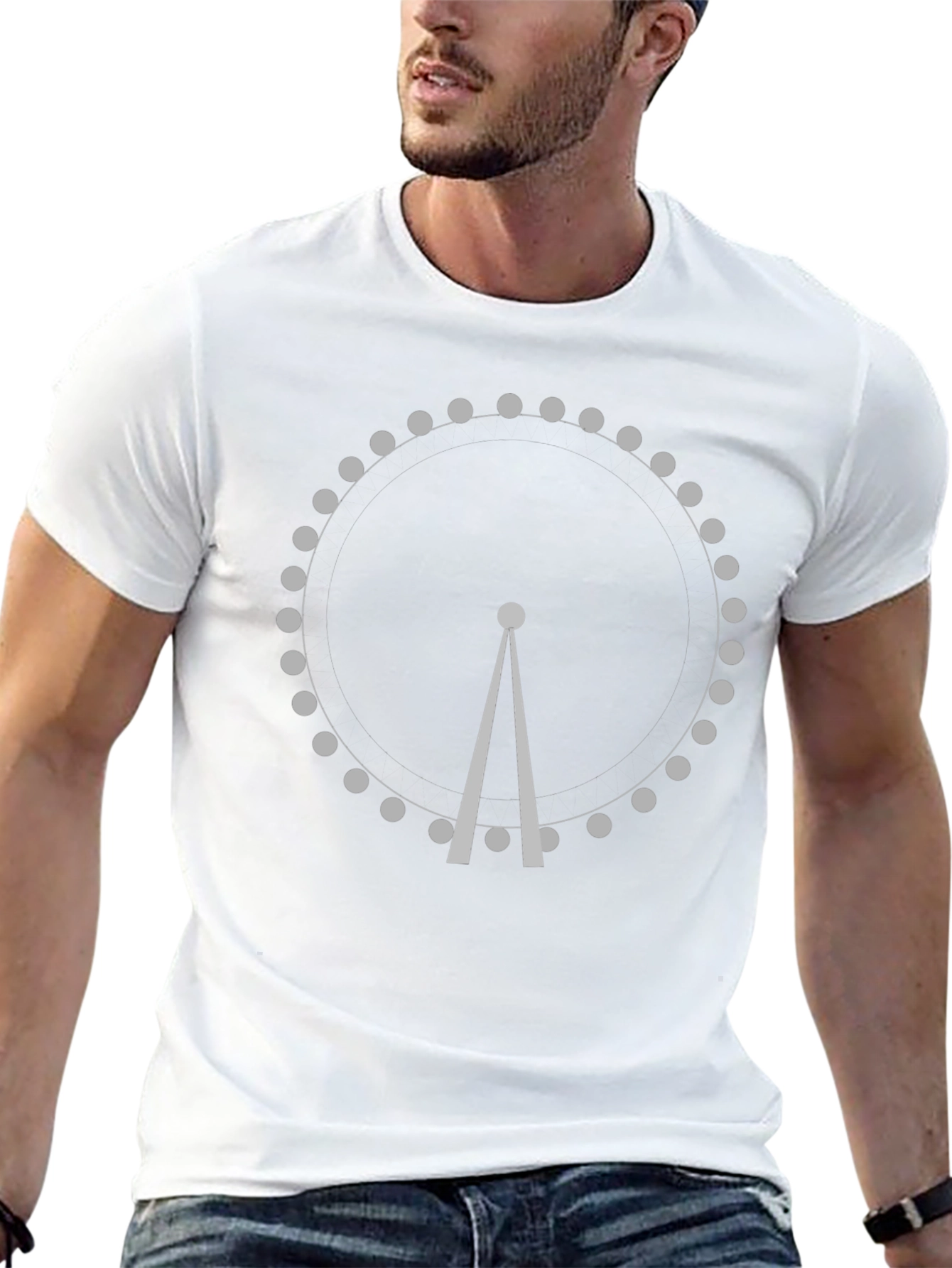 London Eye Ferris Wheel Graphic Tee