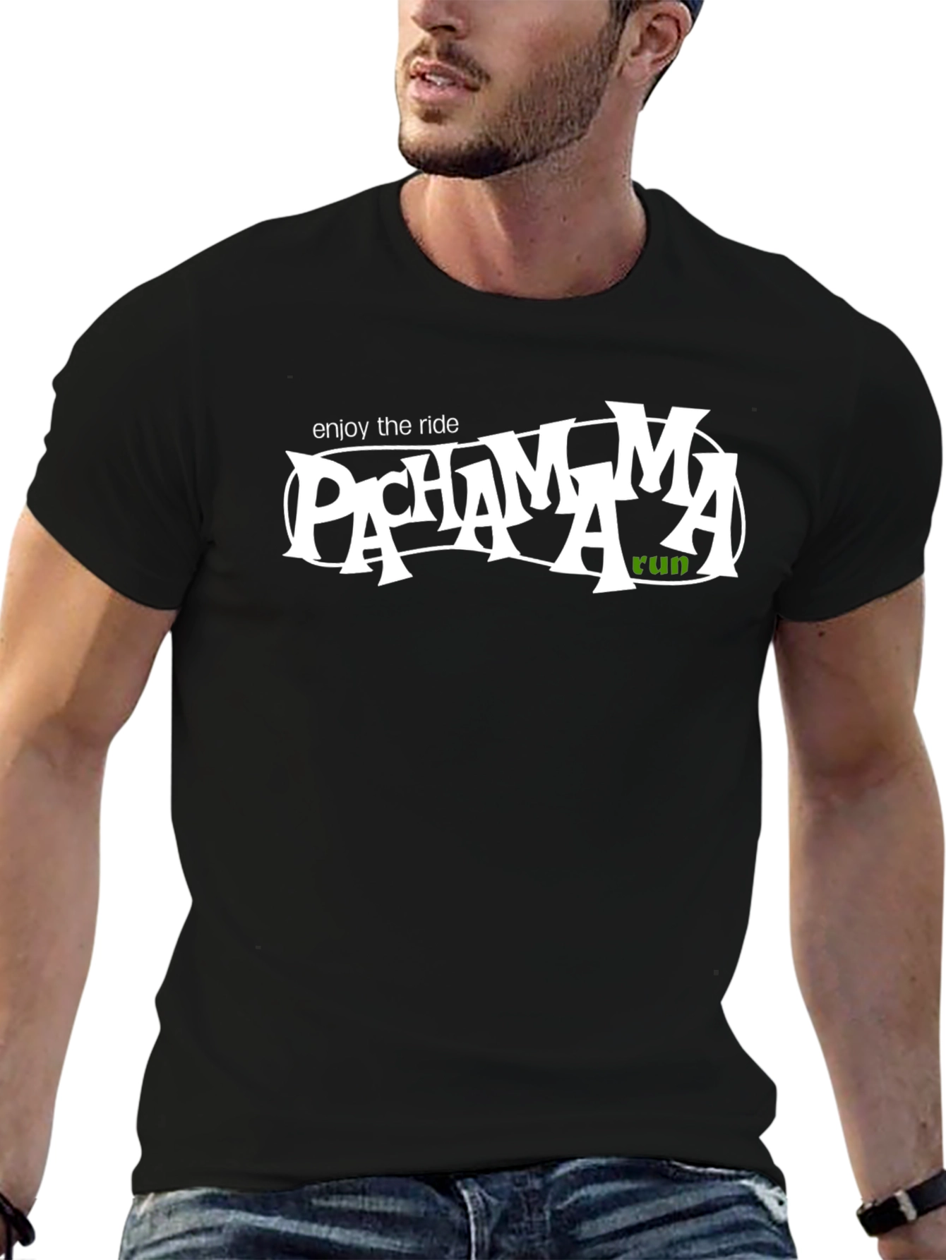 Pacha Mama Run Black T-Shirt