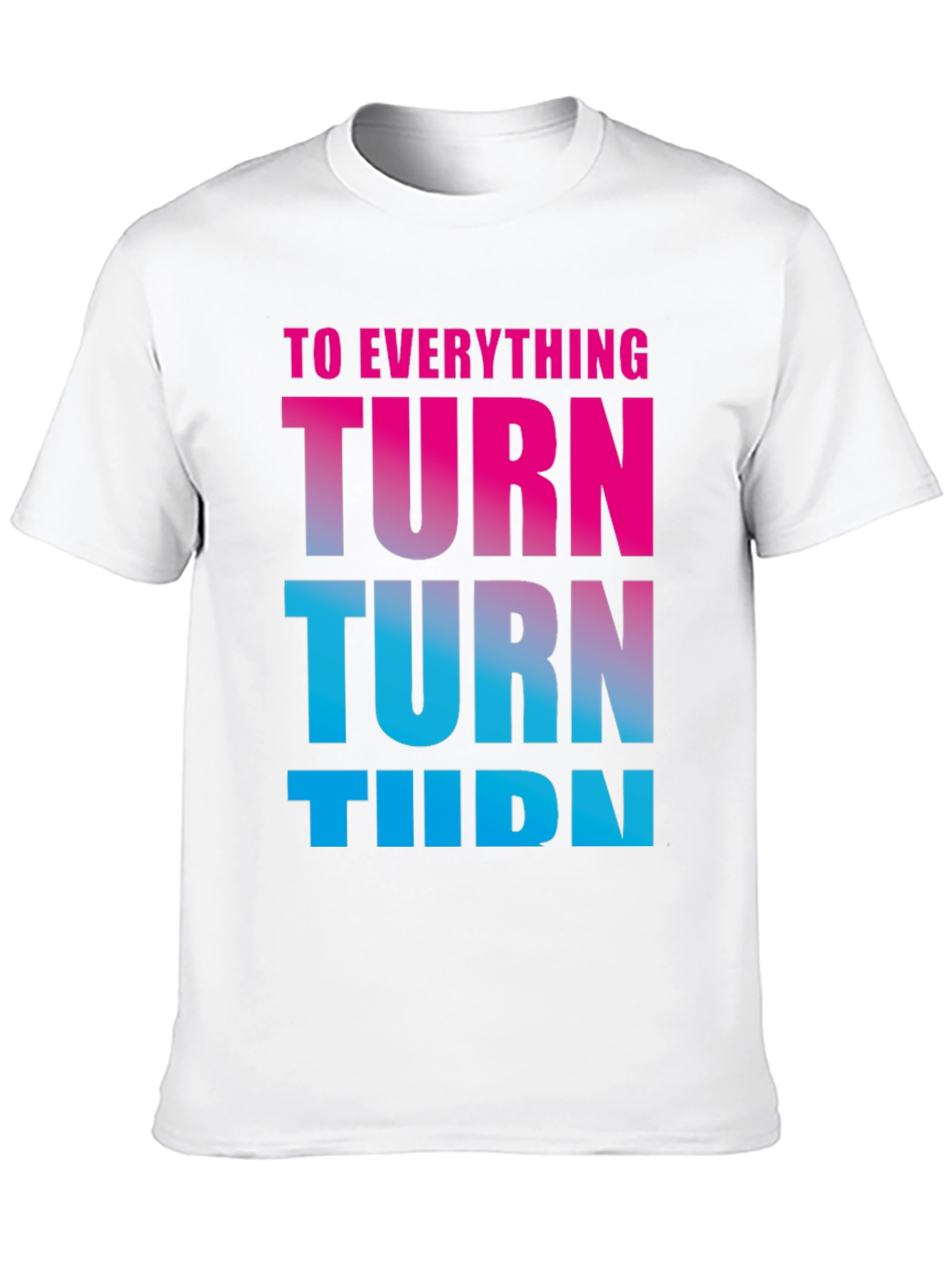 Turn! Turn! Turn! Gradient Tee