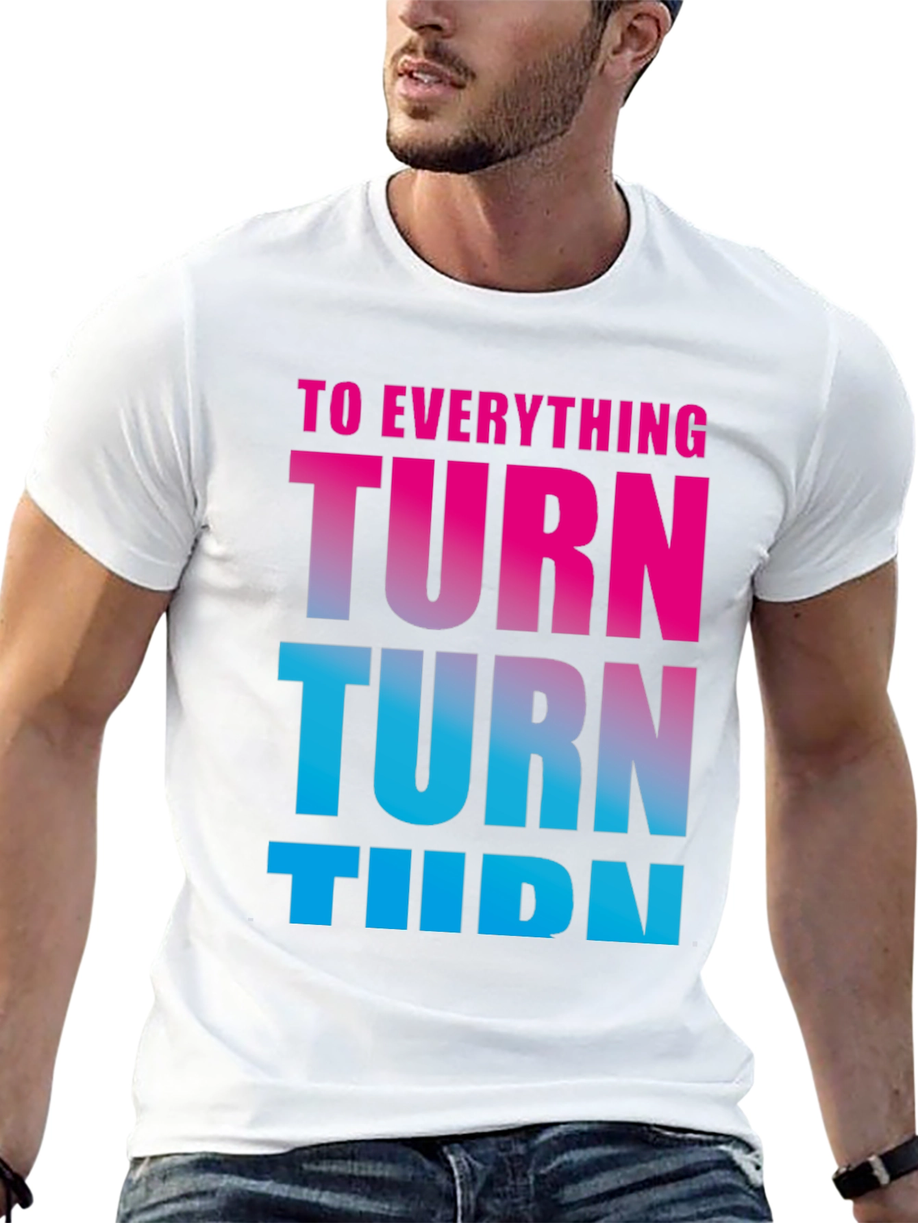 Turn! Turn! Turn! Gradient Tee