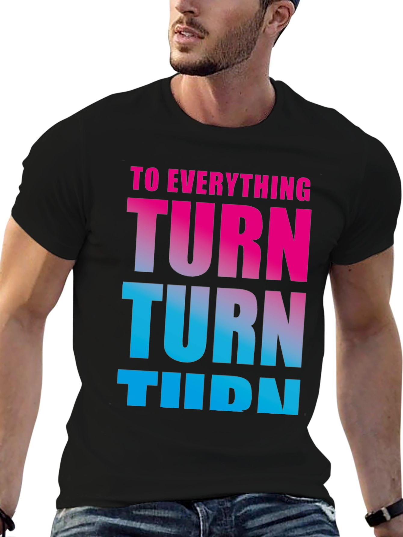 Turn! Turn! Turn! Gradient Tee