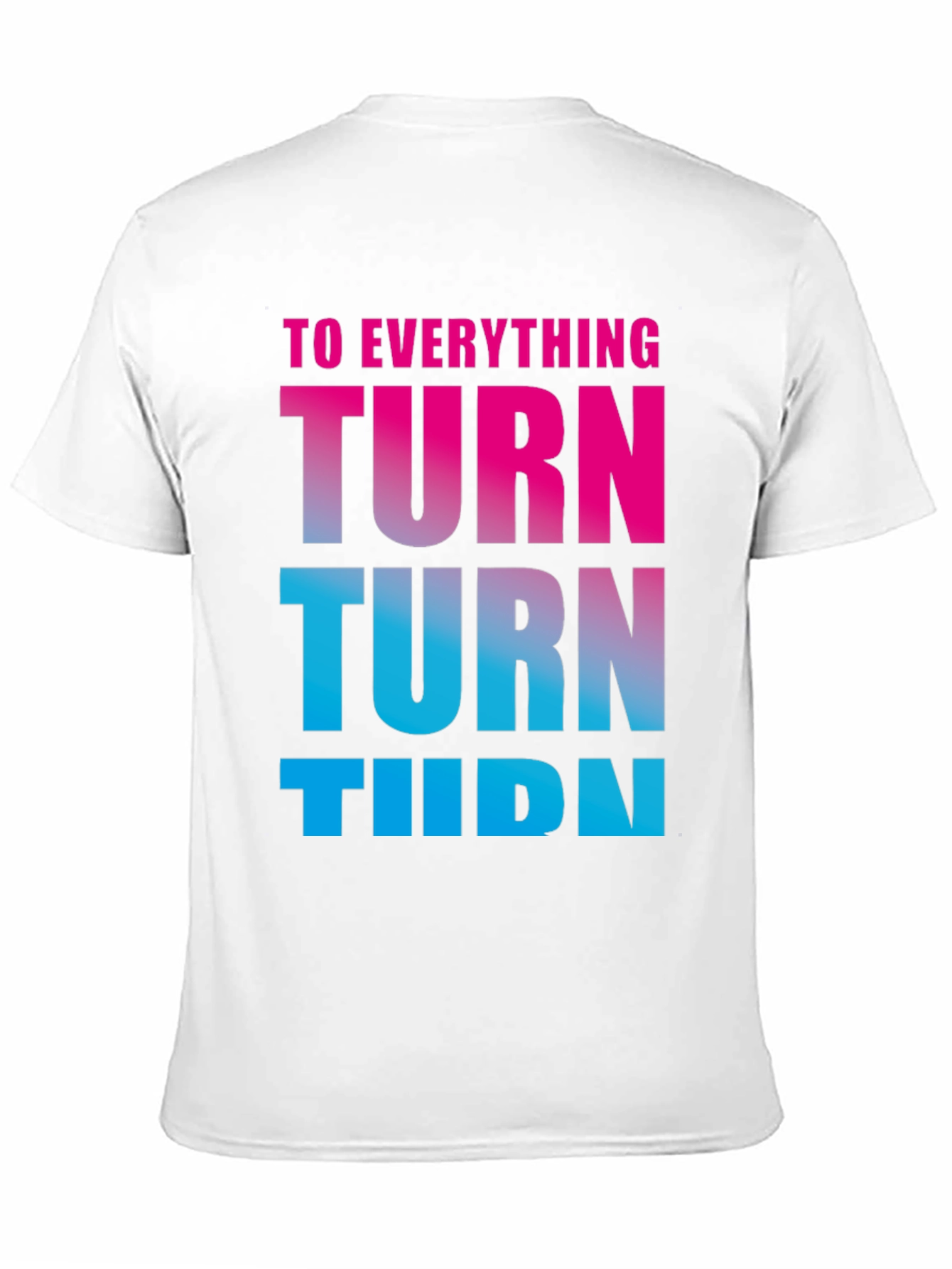 Turn! Turn! Turn! Gradient Tee