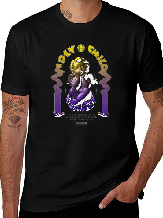 Holy Child Graphic Print T-Shirt