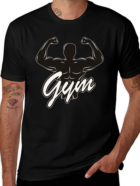 Gym Silhouette Graphic T-Shirt