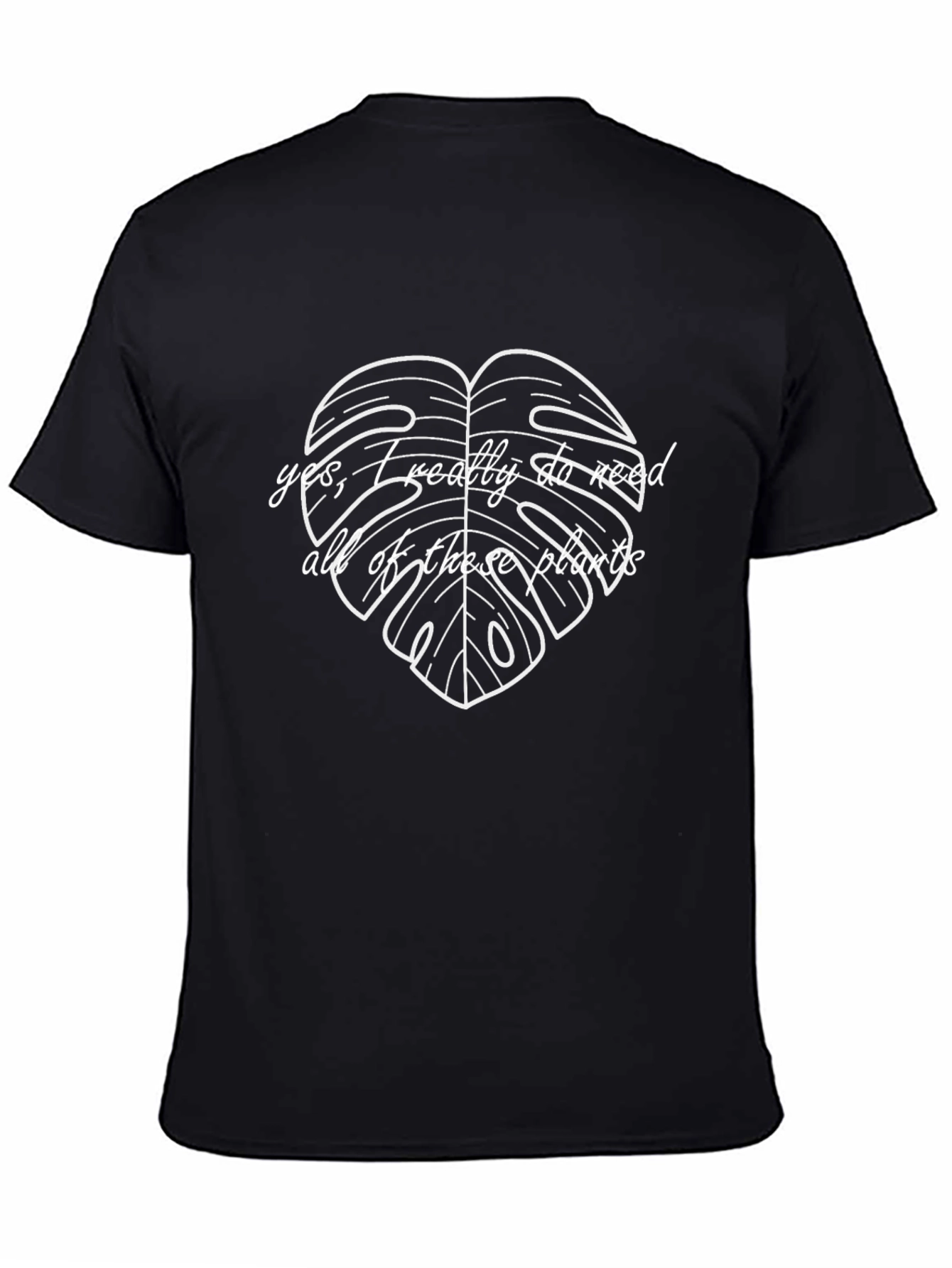 Plant Lover Tee - Monstera Leaf Graphic T-Shirt