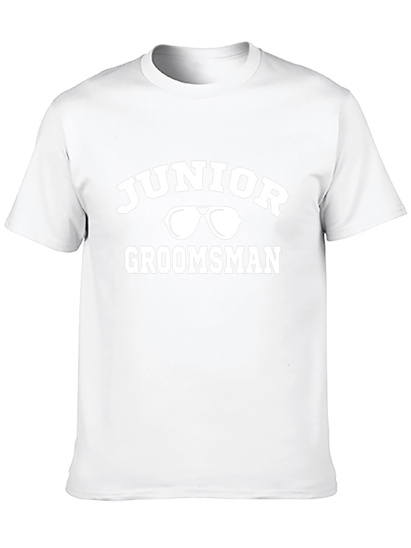 Junior Groomsman Black Graphic T-Shirt