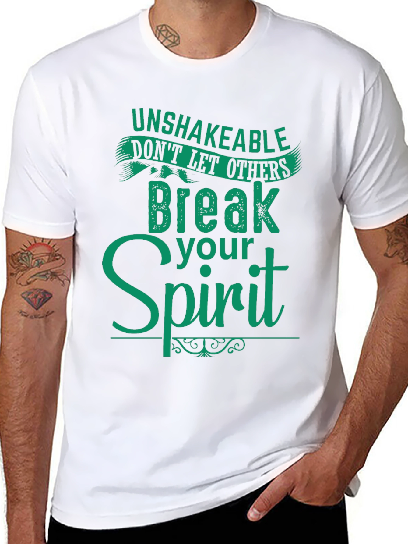 Unshakeable Spirit Graphic T-Shirt